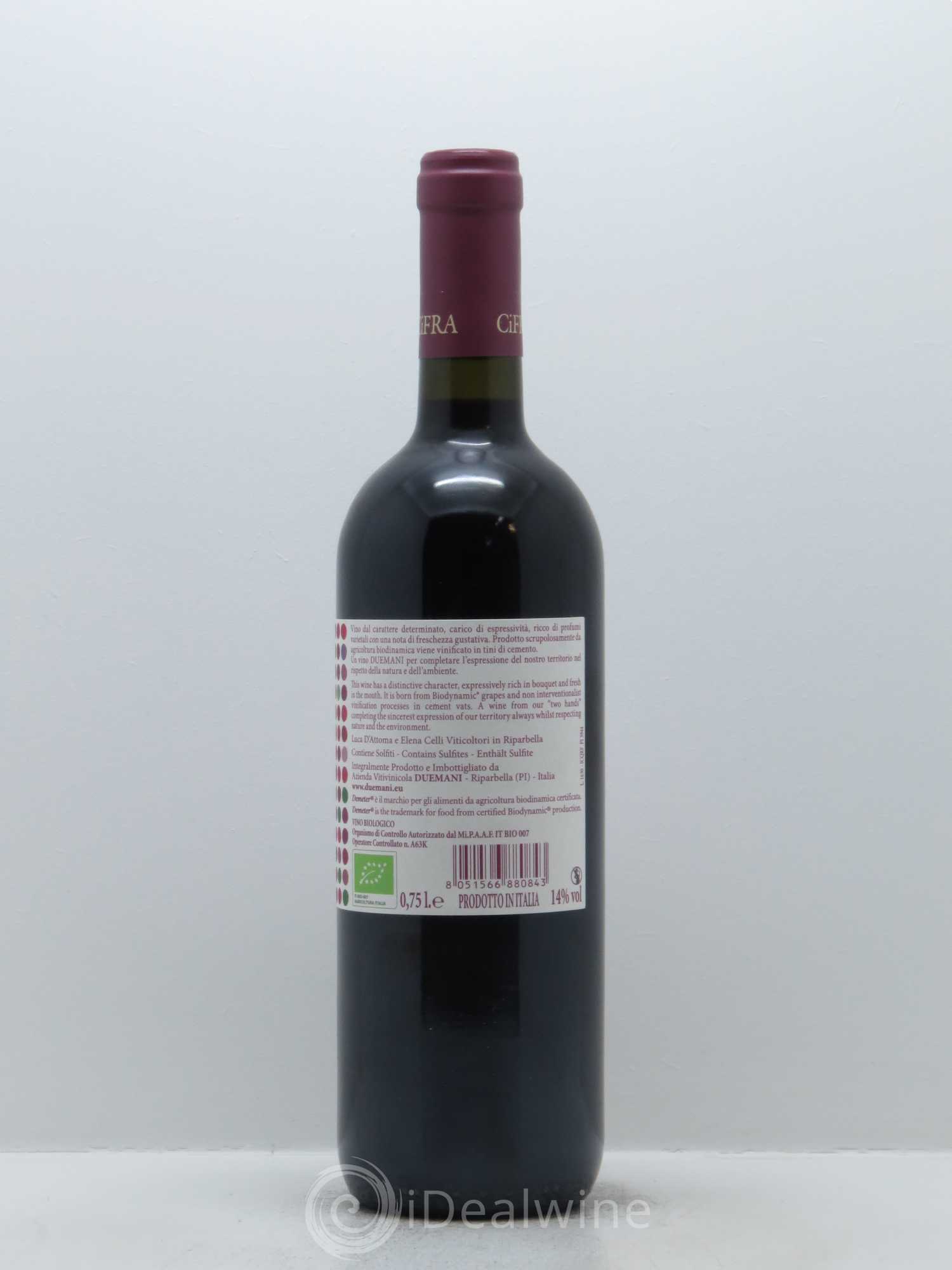 Toscana IGT Duemani Cifra 2015 - Lot de 1 bouteille - 1