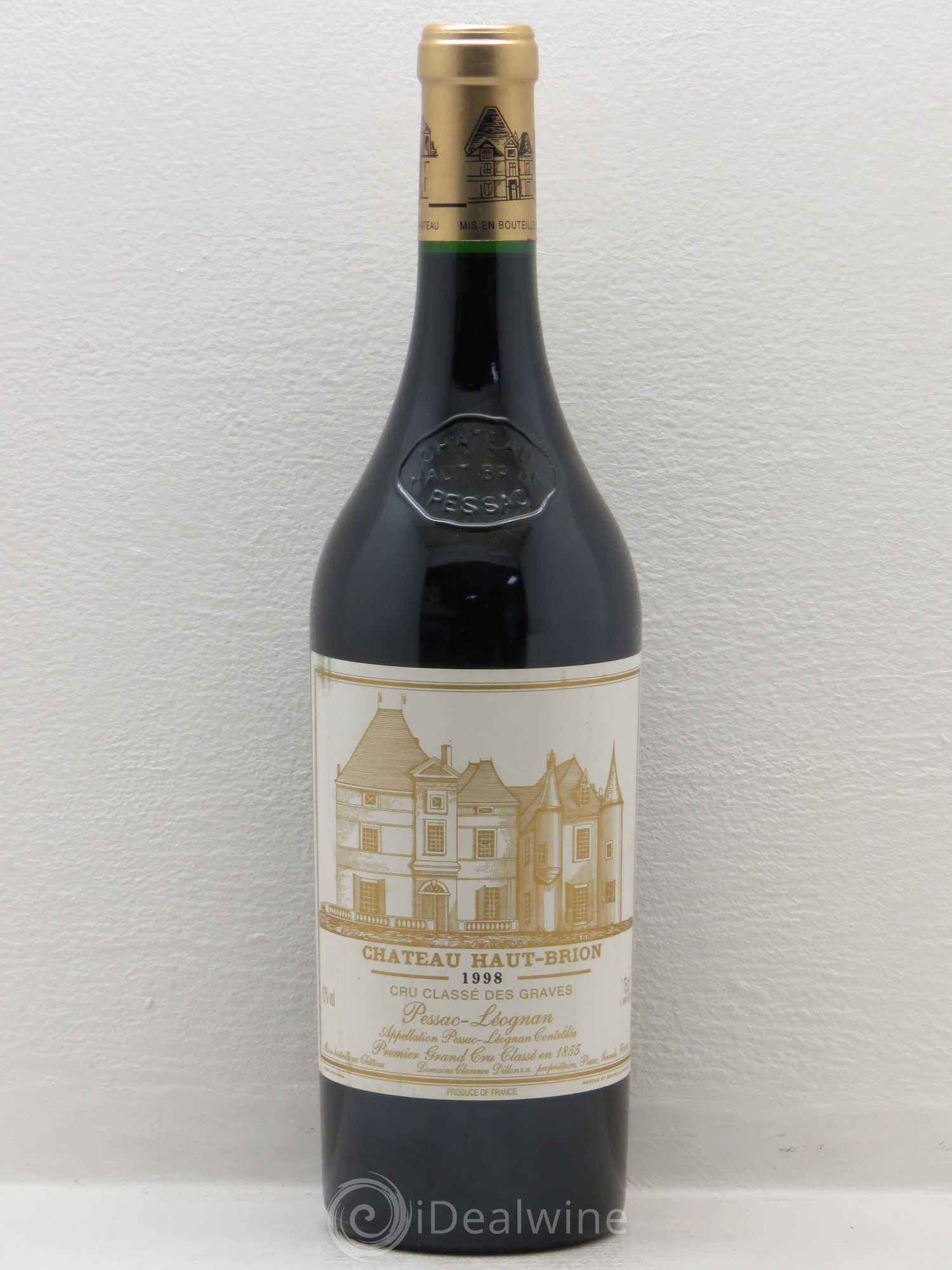 Château Haut Brion 1er Grand Cru Classé 1998 - Lot de 1 bouteille - 0