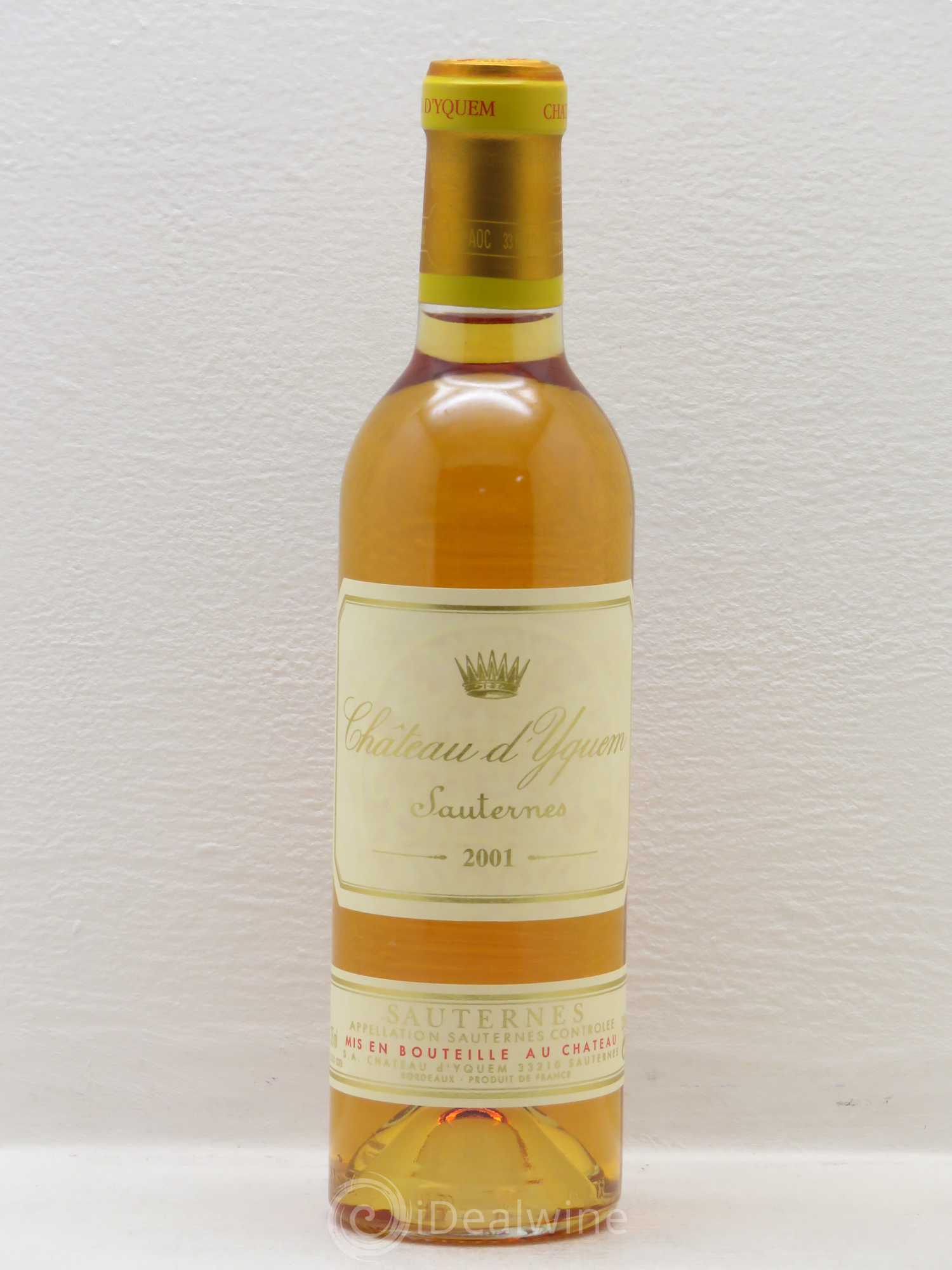 Château d' Yquem 1er Cru Classé Supérieur 2001 - Lotto di 1 mezza bottiglia - 0