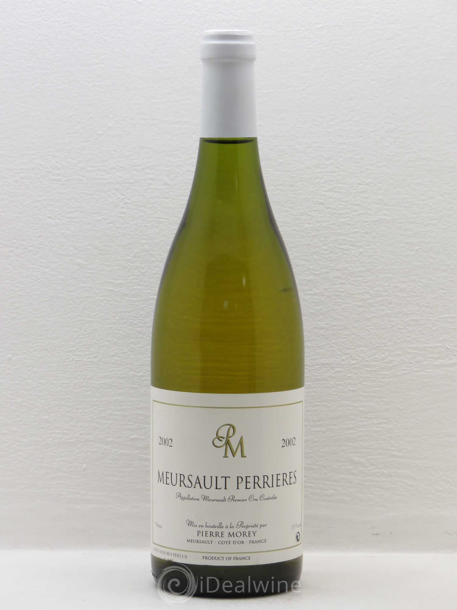 Meursault 1er Cru Perrières Pierre Morey (Domaine) 2002 - Lot de 1 bouteille - 0