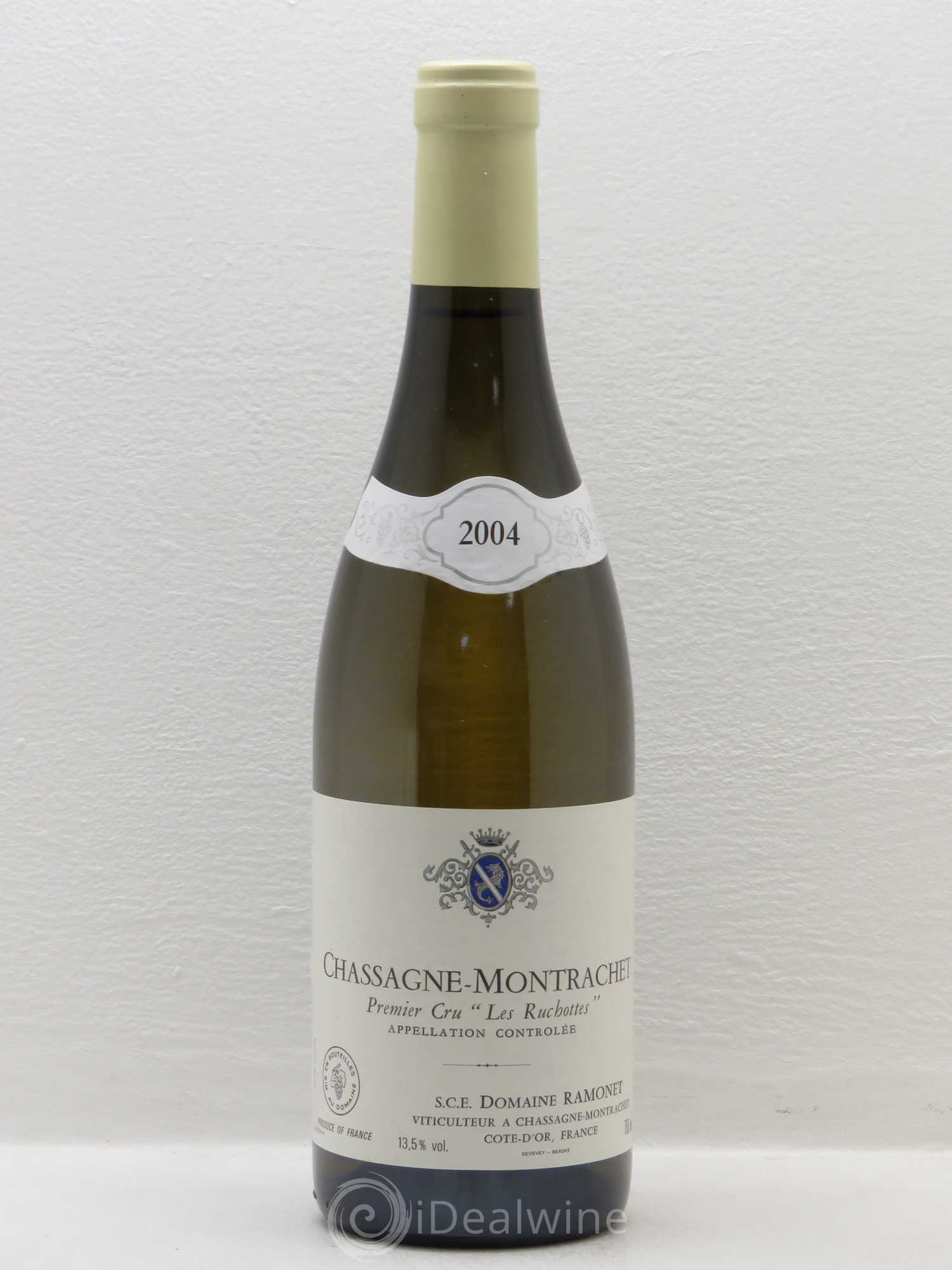 Chassagne-Montrachet 1er Cru Les Ruchottes Ramonet (Domaine) 2004 - Lot de 1 bouteille - 0