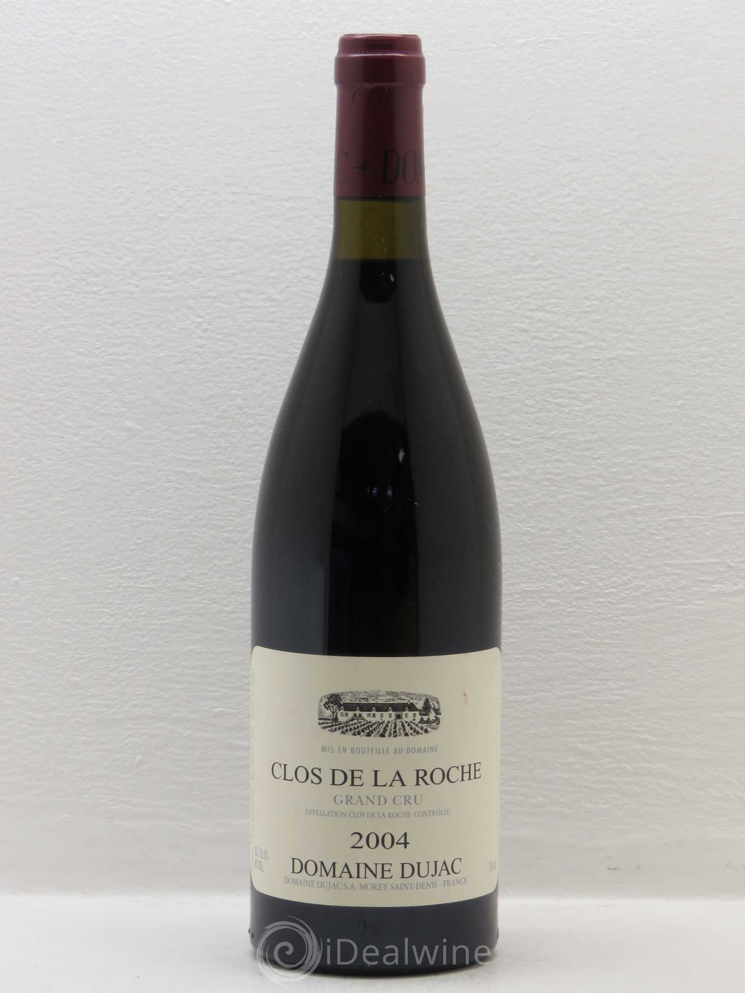 Clos de la Roche Grand Cru Dujac (Domaine) 2004 - Lot de 1 bouteille - 0