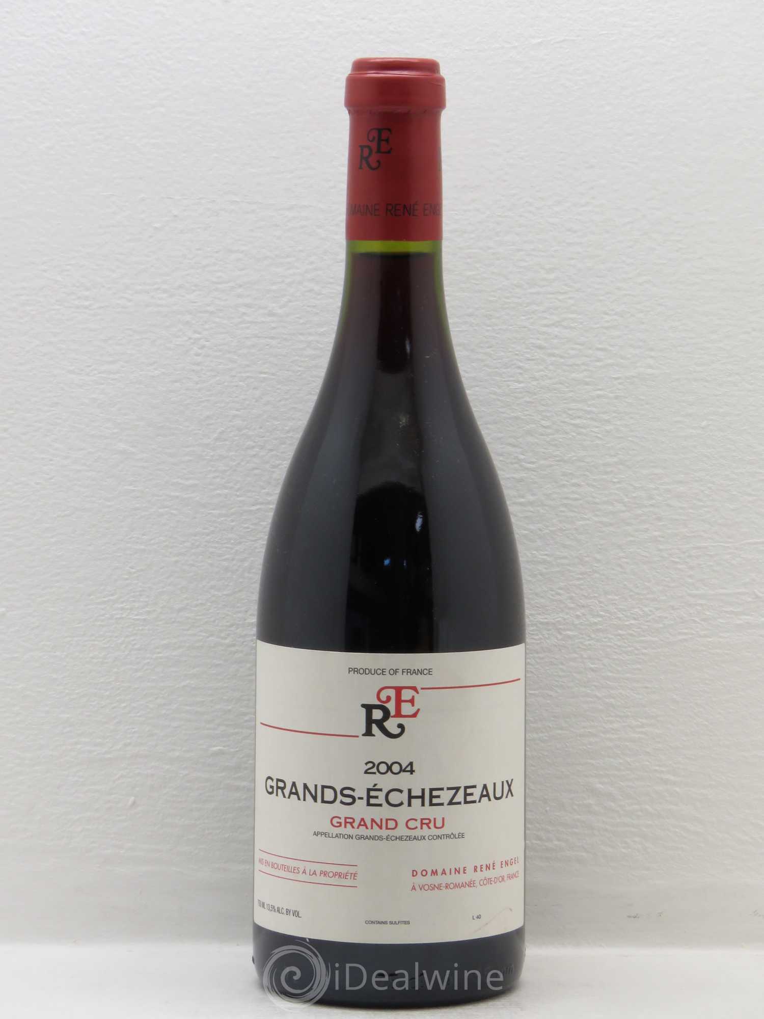 Grands-Echezeaux Grand Cru Domaine René Engel - Domaine Eugénie 2004 - Lot de 1 bouteille - 0