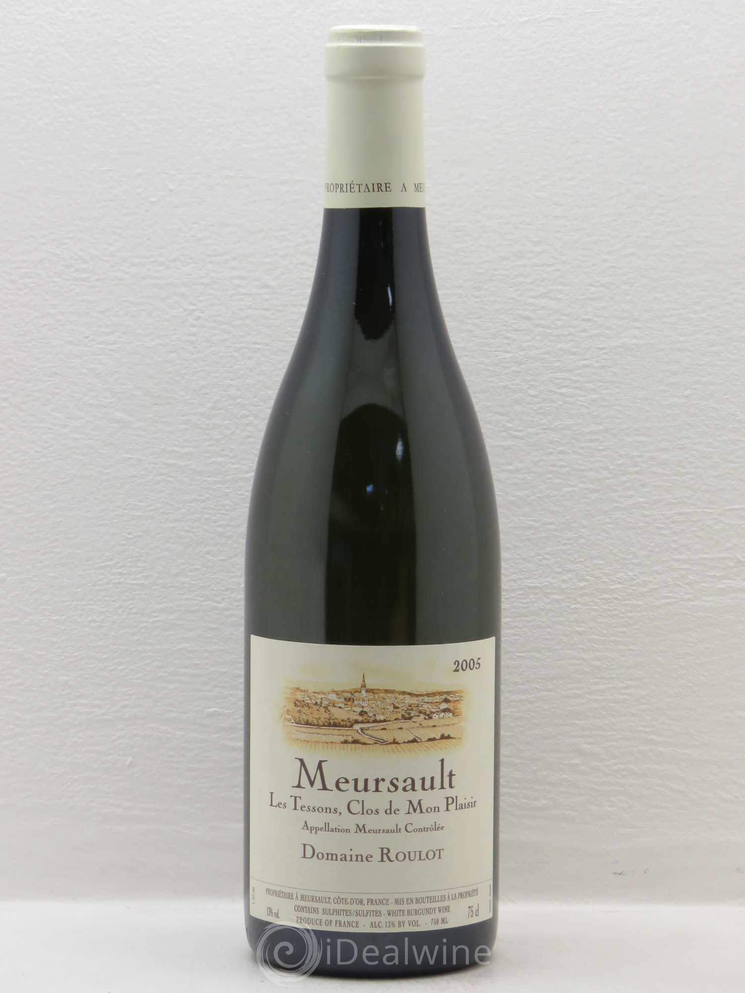 Meursault Les Tessons Clos de Mon plaisir Roulot (Domaine) 2005 - Posten von 1 Flasche - 0