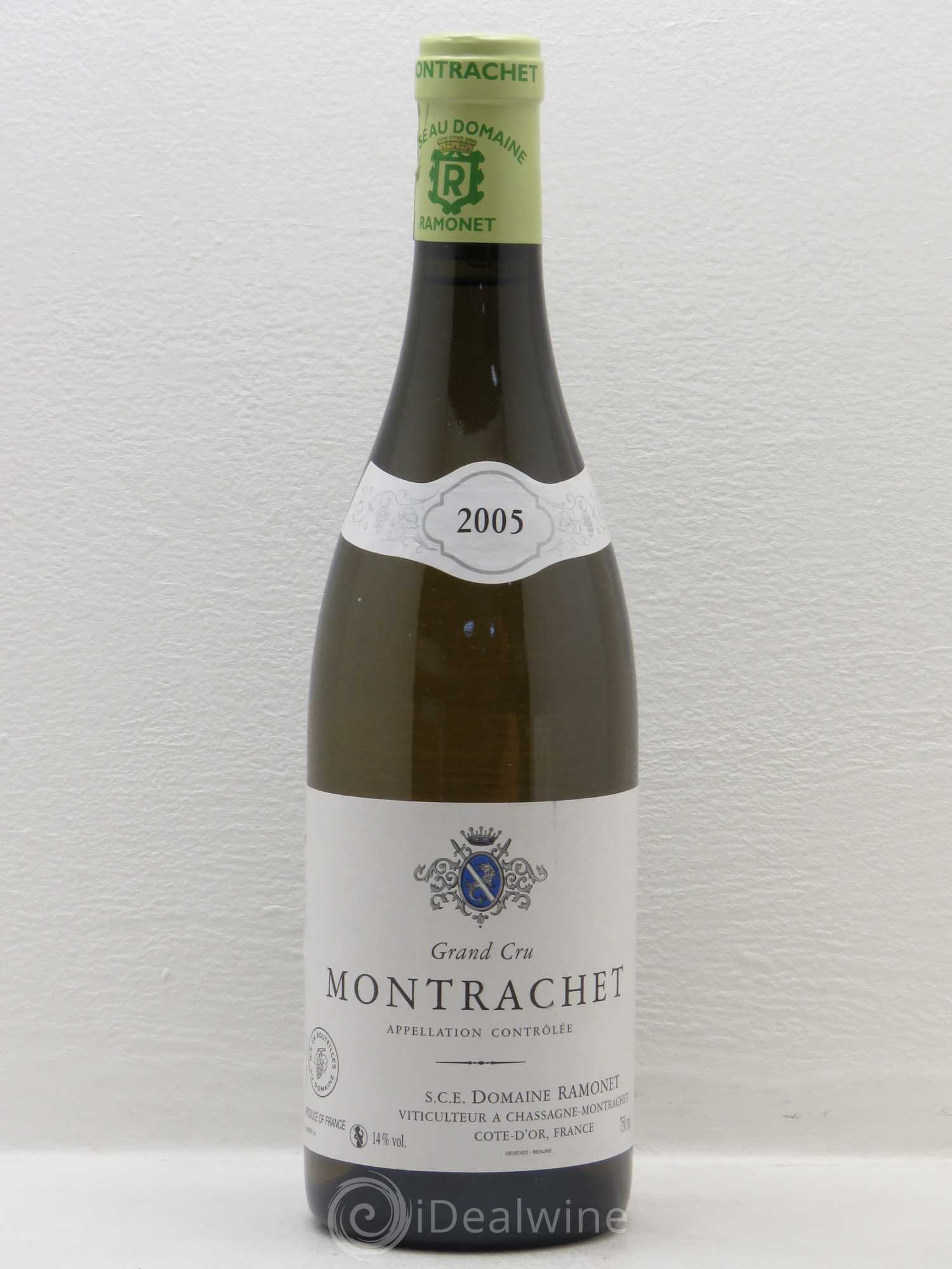 Montrachet Grand Cru Ramonet (Domaine) 2005 - Lot de 1 bouteille - 0