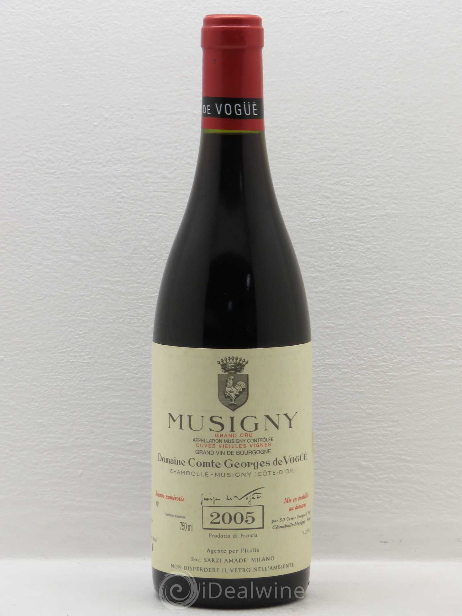 Musigny Grand Cru Cuvée Vieilles Vignes Comte Georges de Vogüé 2005 - Posten von 1 Flasche - 0