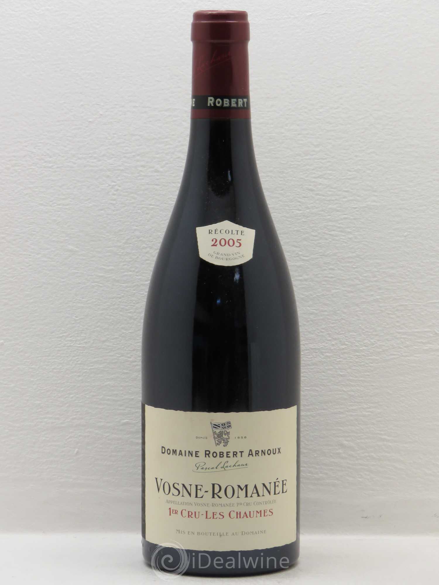 Vosne-Romanée 1er Cru Les Chaumes Arnoux-Lachaux (Domaine) 2005 - Lot de 1 bouteille - 0