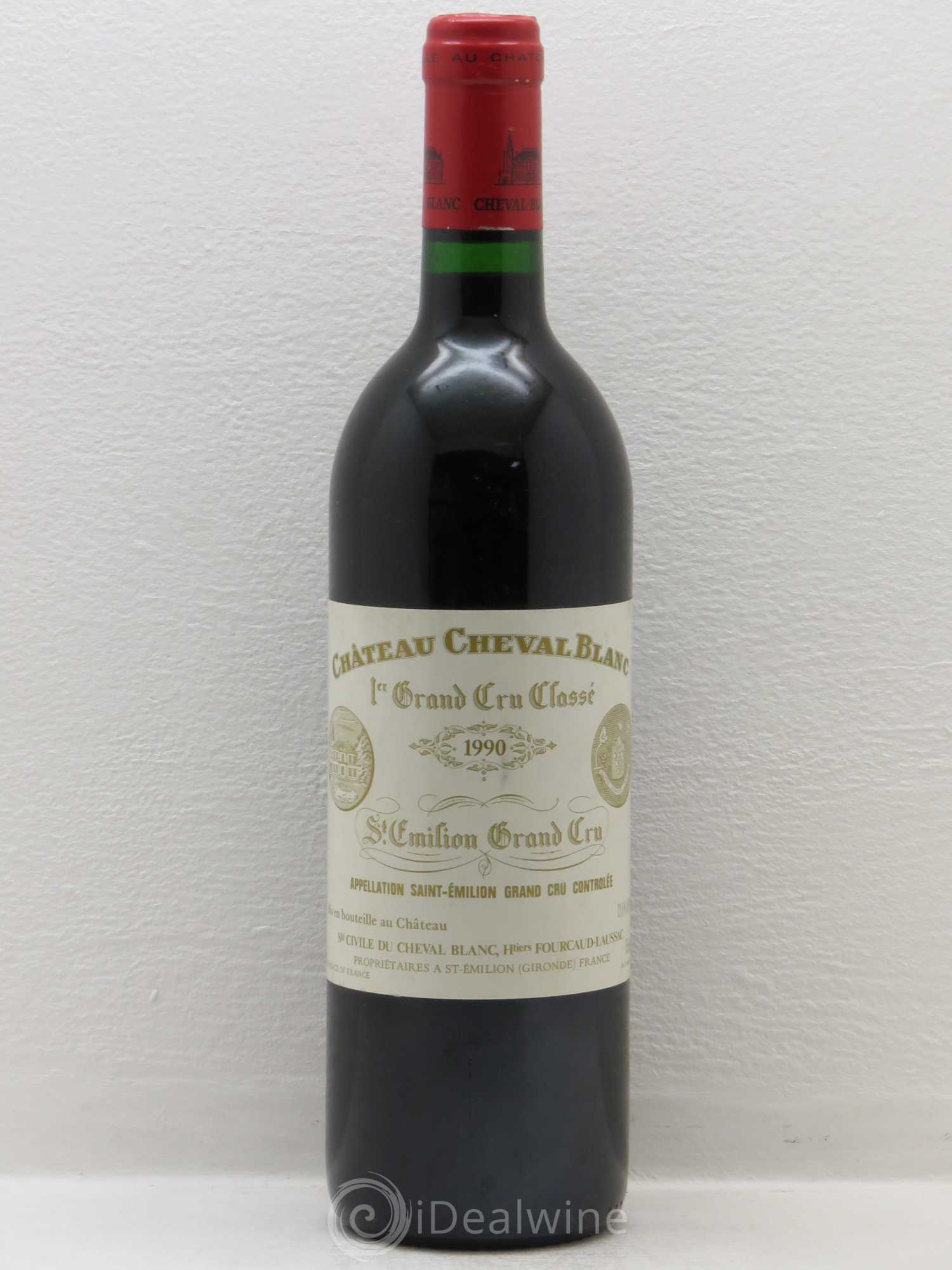 Château Cheval Blanc 1er Grand Cru Classé A 1990 - Lot de 1 bouteille - 0