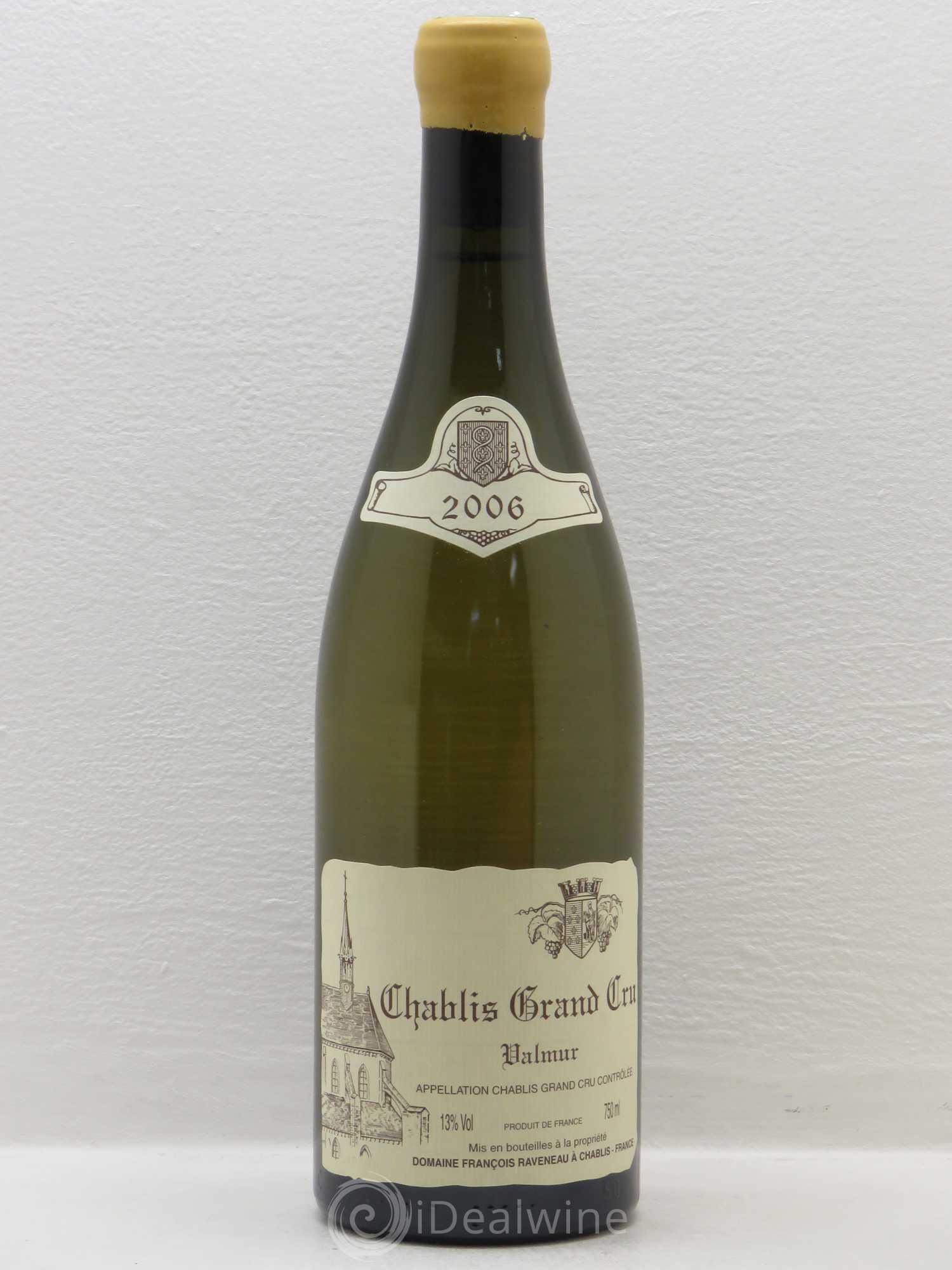 Chablis Grand Cru Valmur Raveneau (Domaine) 2006 - Lot de 1 bouteille - 0