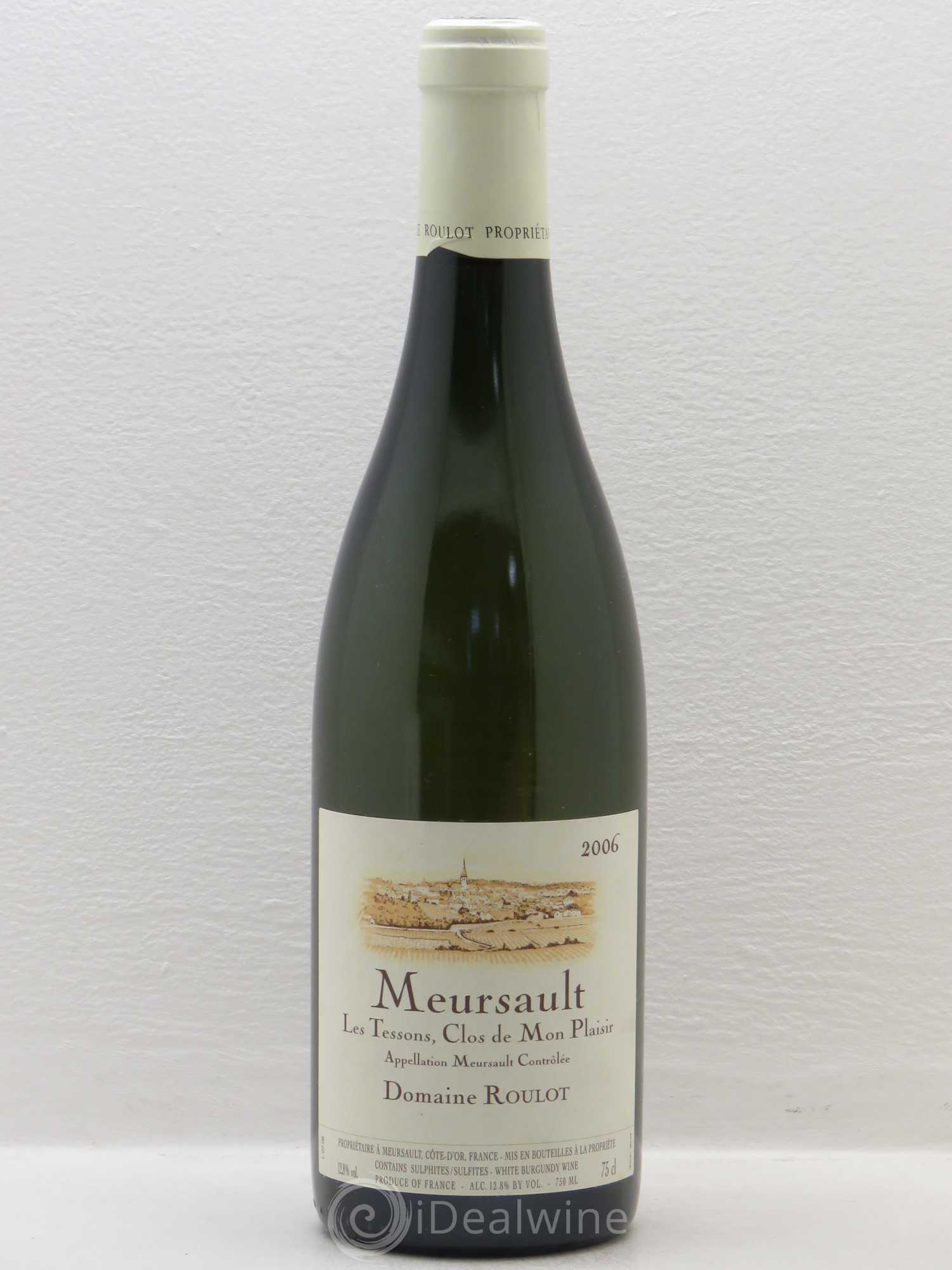 Meursault Les Tessons Clos de Mon plaisir Roulot (Domaine) 2006 - Posten von 1 Flasche - 0