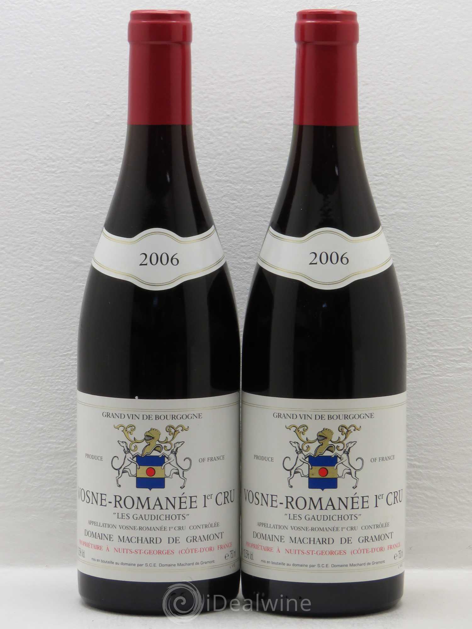 Vosne-Romanée 1er Cru Domaine Machard De Gramont Les Gaudichots 2006 - Posten von 2 Flaschen - 0