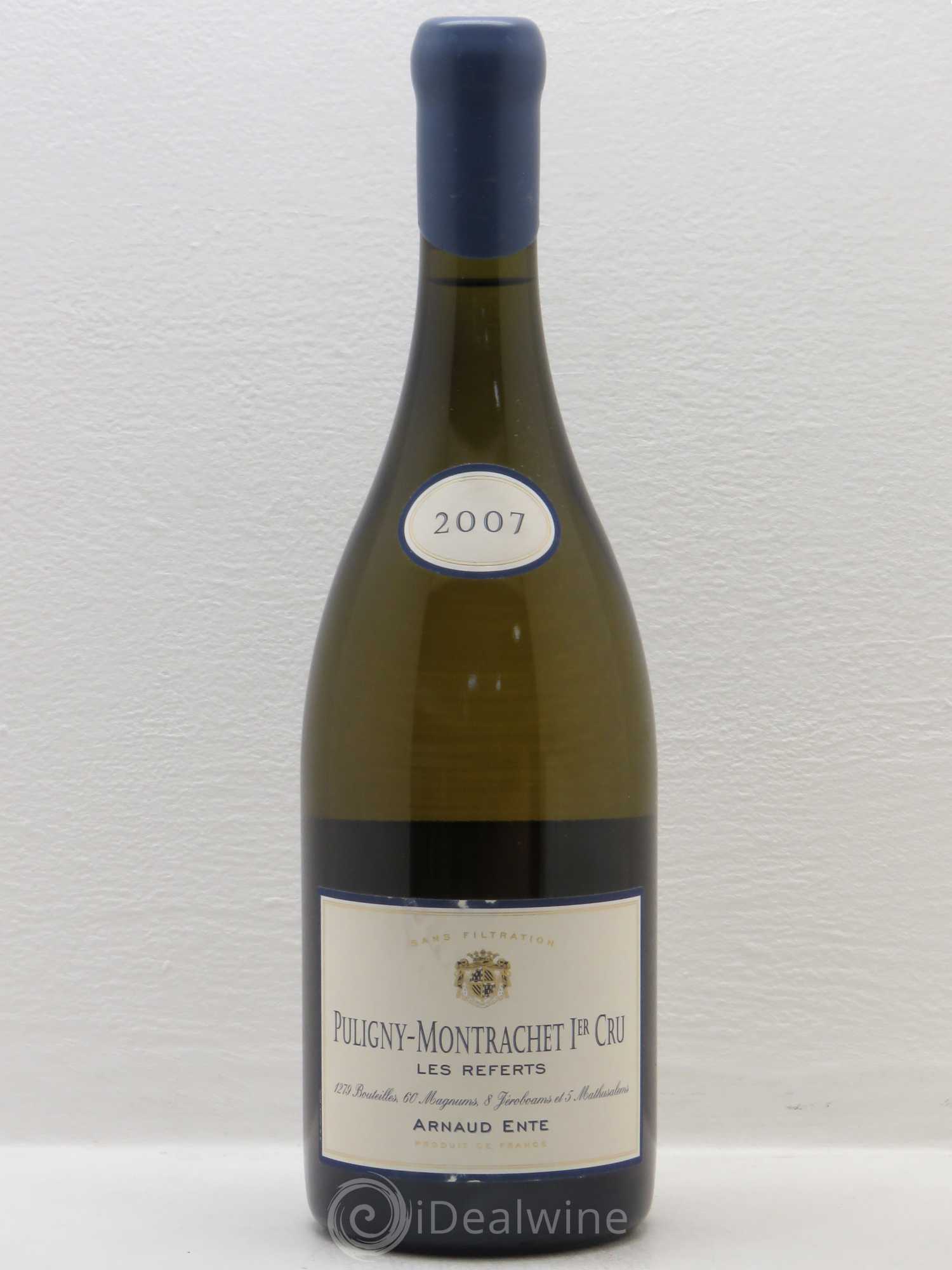 Puligny-Montrachet 1er Cru Les Referts Arnaud Ente 2007 - Lot de 1 bouteille - 0