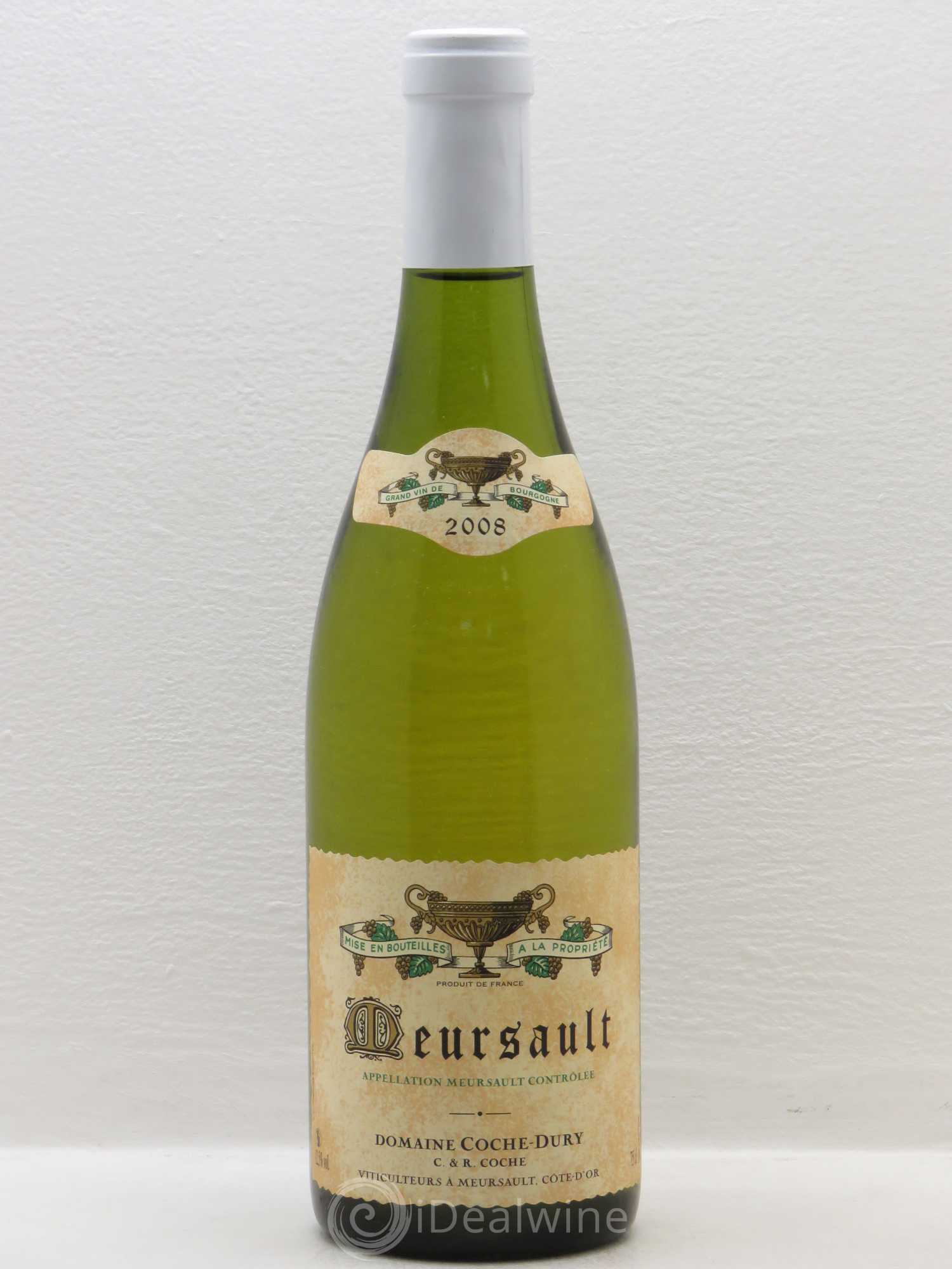 Meursault Coche Dury (Domaine) 2008 - Lot de 1 bouteille - 0