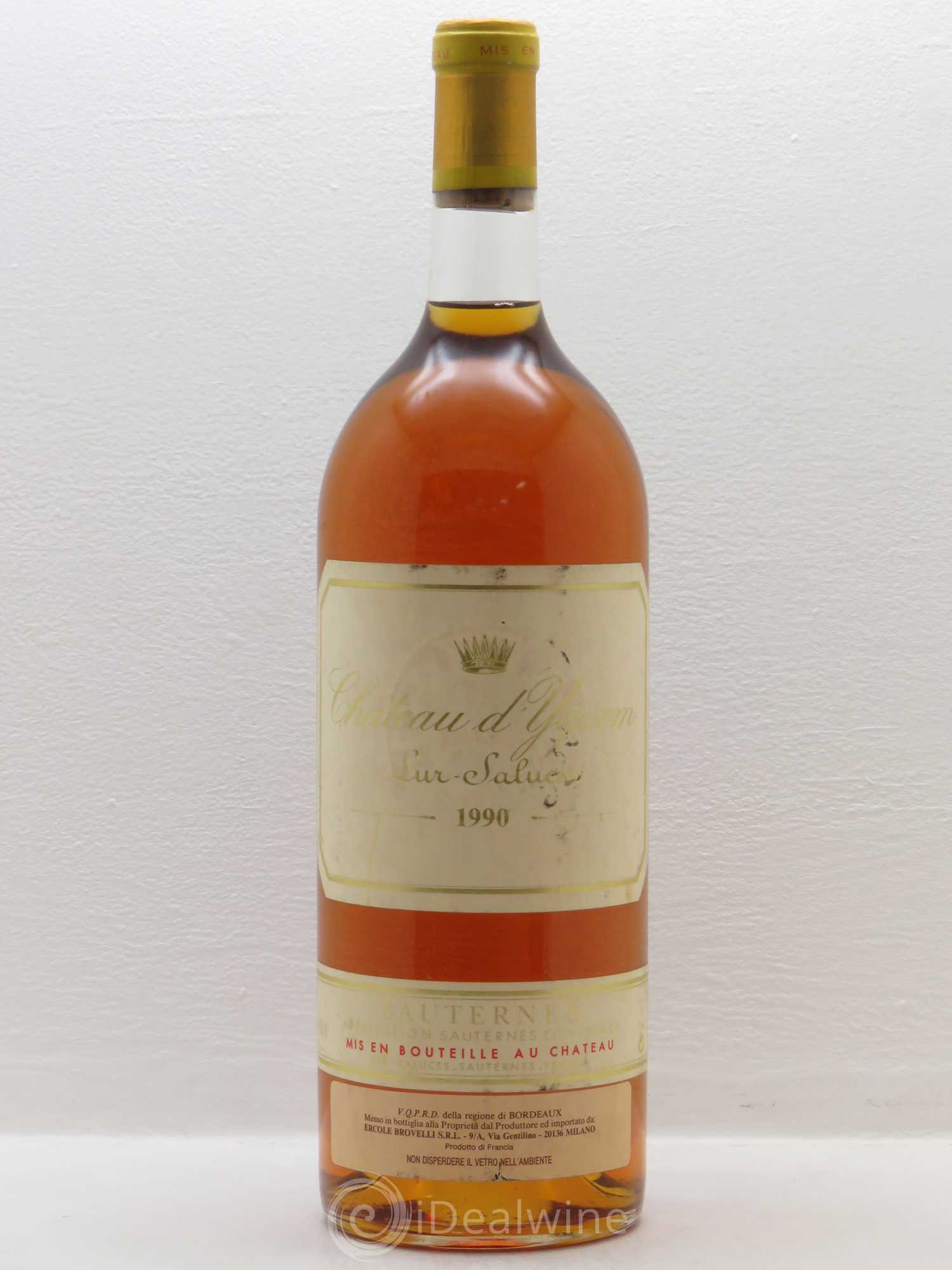 Château d' Yquem 1er Cru Classé Supérieur 1990 - Lotto di 1 magnum - 0