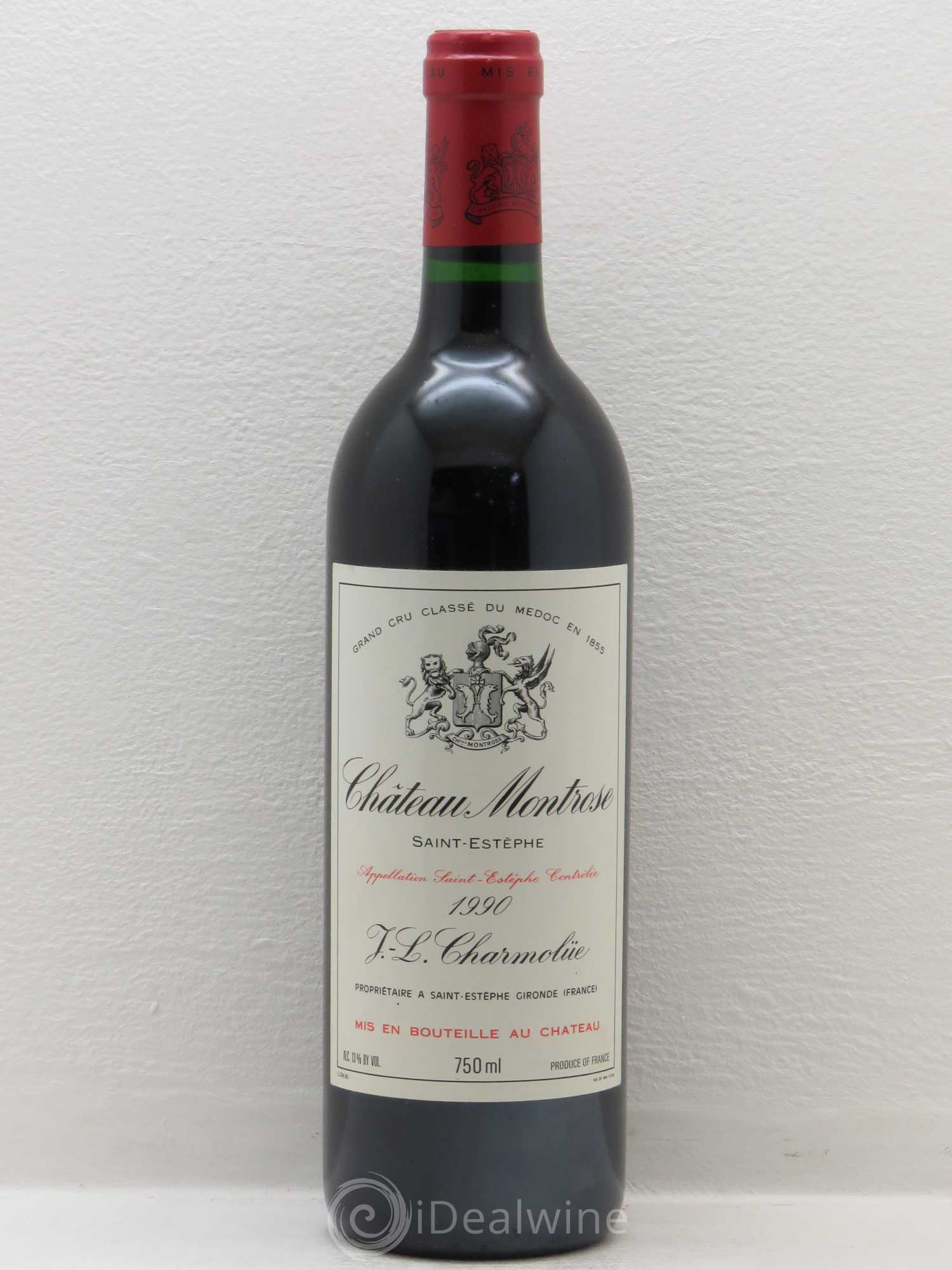 Château Montrose 2ème Grand Cru Classé 1990 - Lot de 1 bouteille - 0