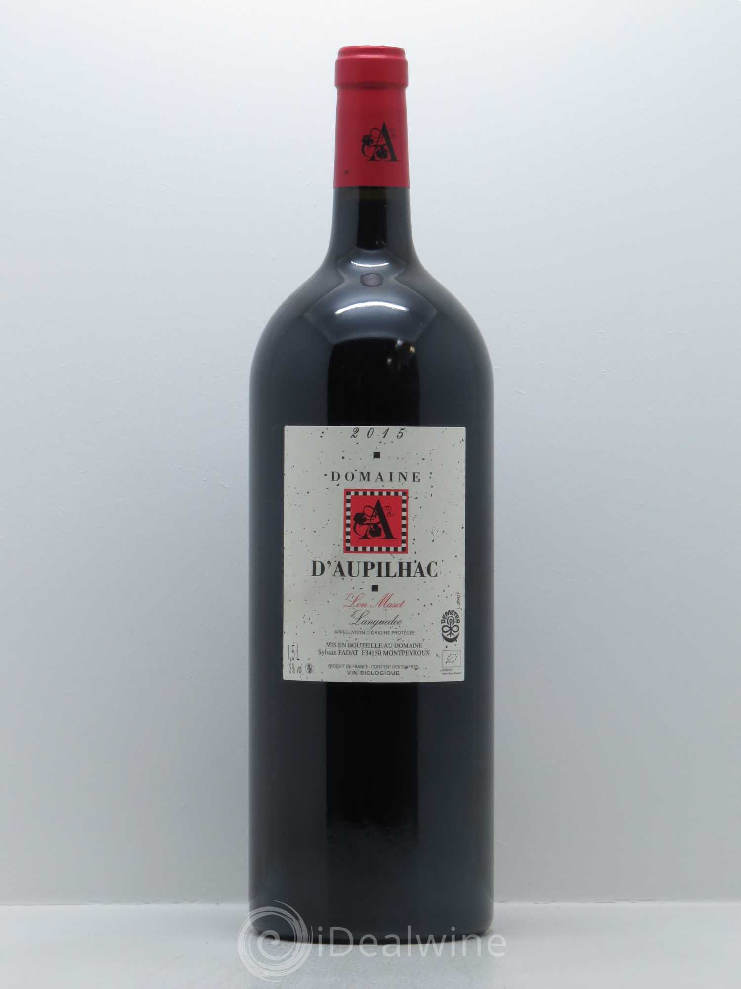 Coteaux du Languedoc Aupilhac (Domaine d') Lou Maset Sylvain Fadat 2015 - Lot de 1 magnum - 0