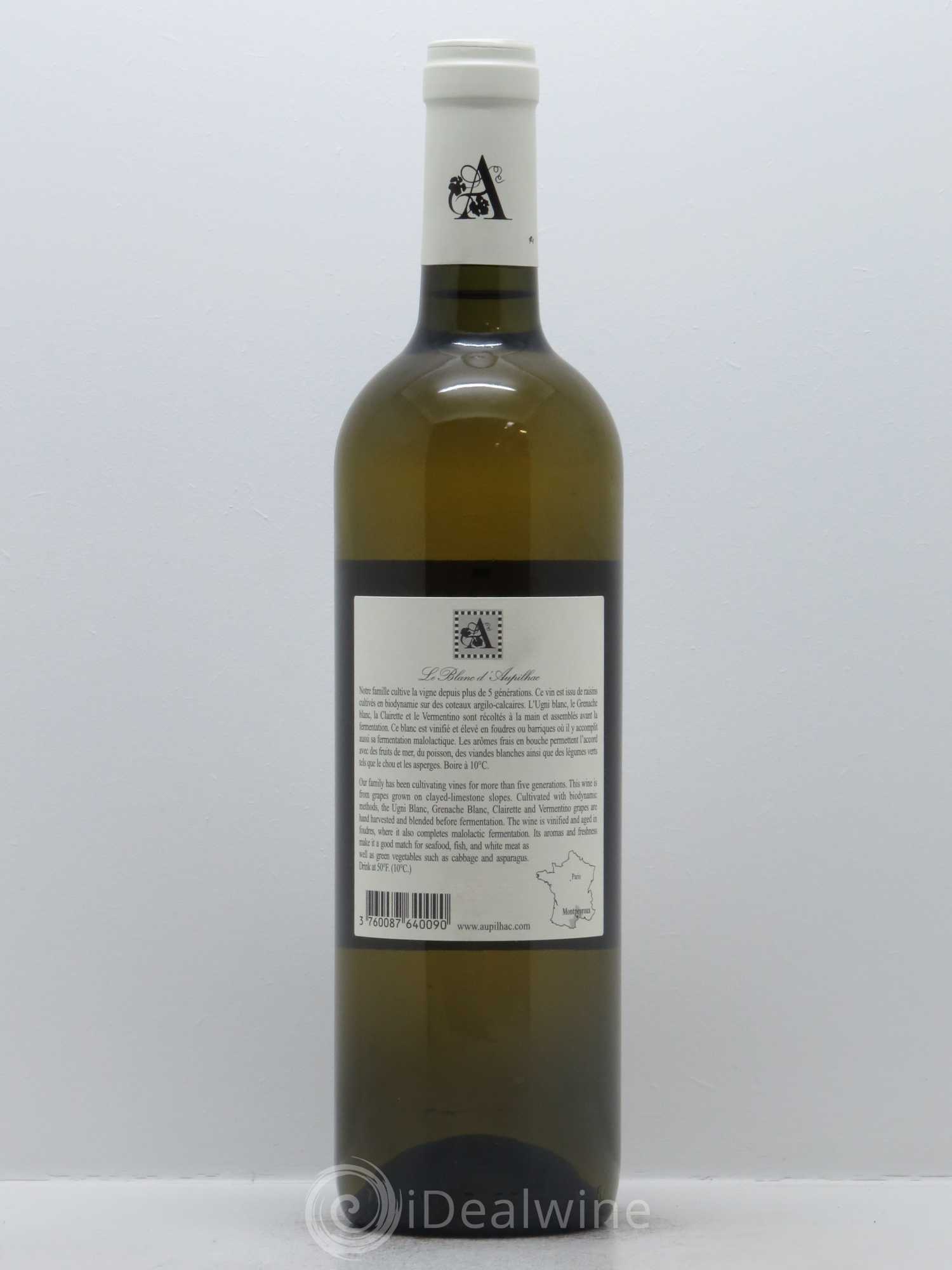 Languedoc Aupilhac (Domaine d') Cuvée Aupilhac Sylvain Fadat 2016 - Lot de 1 bouteille - 1