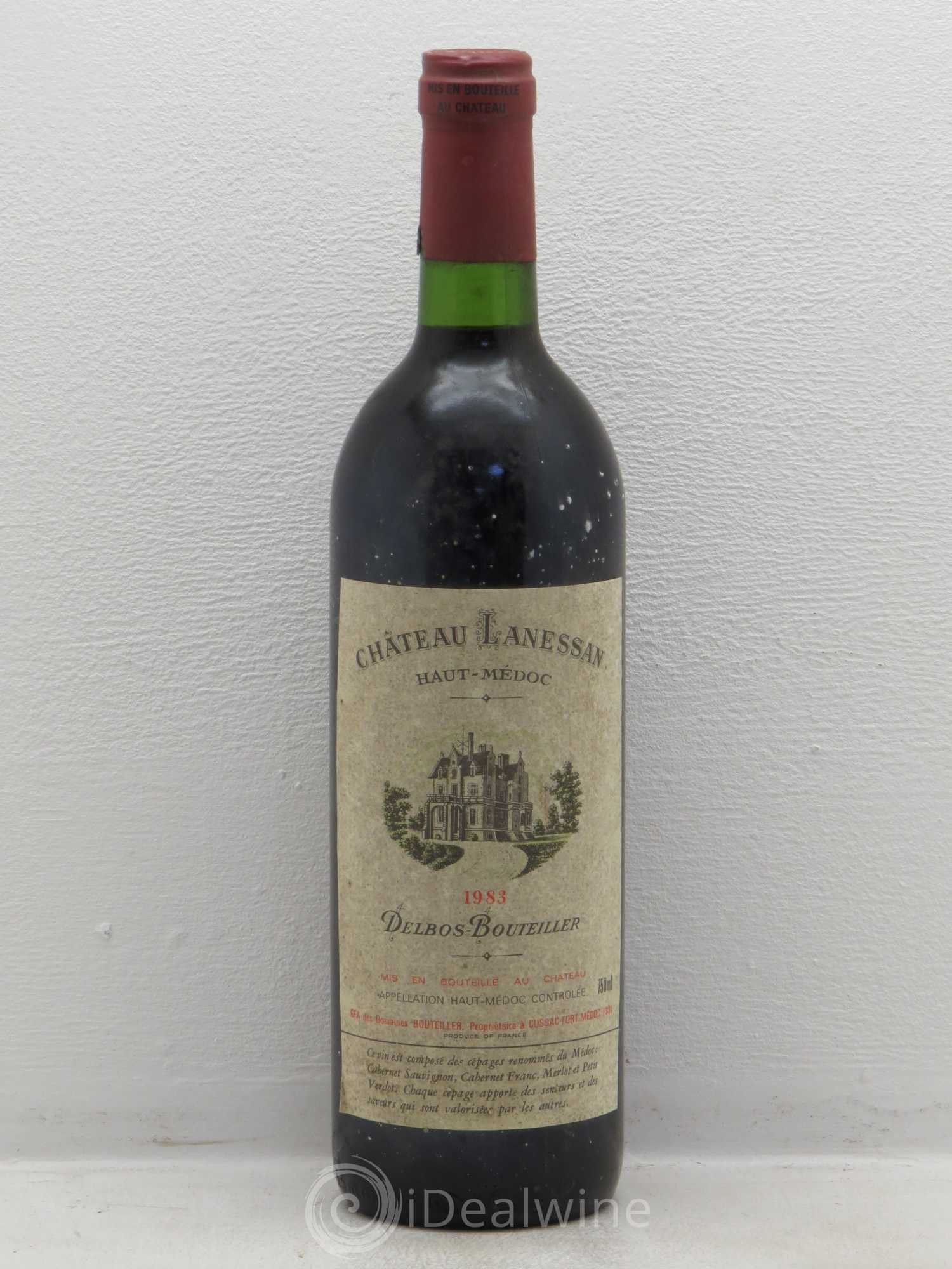 Château Lanessan Cru Bourgeois 1983 - Lot de 1 bouteille - 0