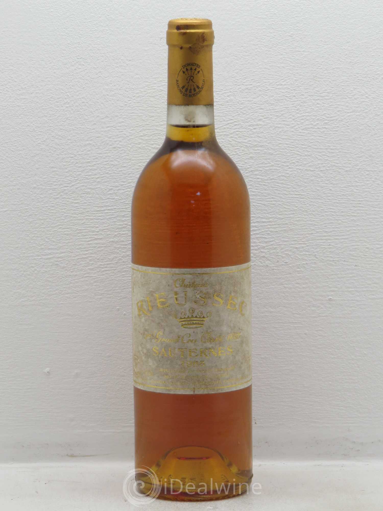 Château Rieussec 1er Grand Cru Classé 1988 - Lotto di 1 bottiglia - 0