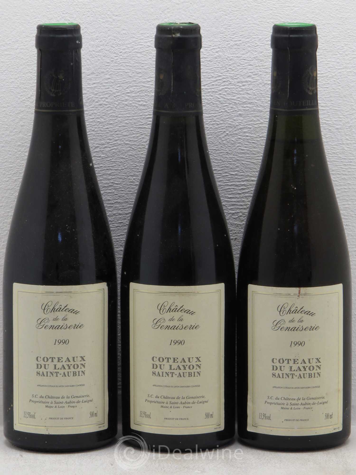 Coteaux du Layon 1990 - Lotto di 3 bottiglie - 0
