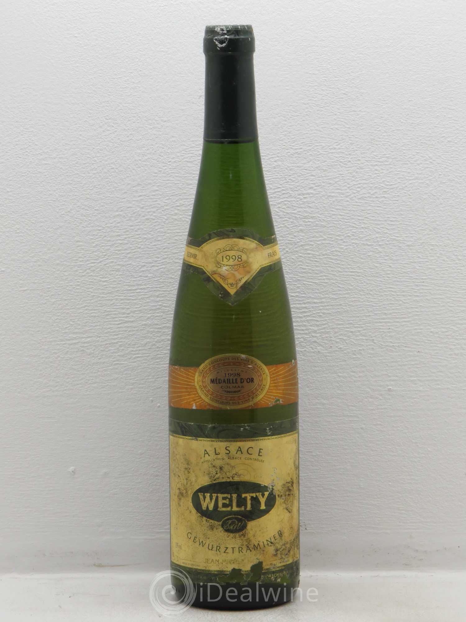 Gewurztraminer Welty 1998 - Lot de 1 bouteille - 0