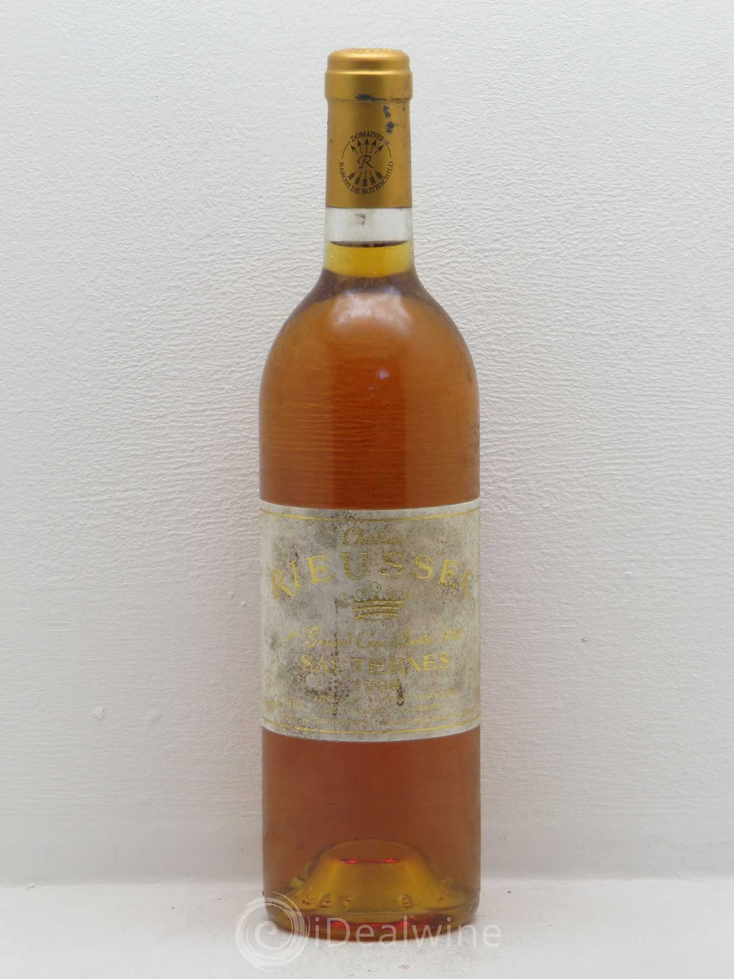 Château Rieussec 1er Grand Cru Classé 1988 - Lotto di 1 bottiglia - 0