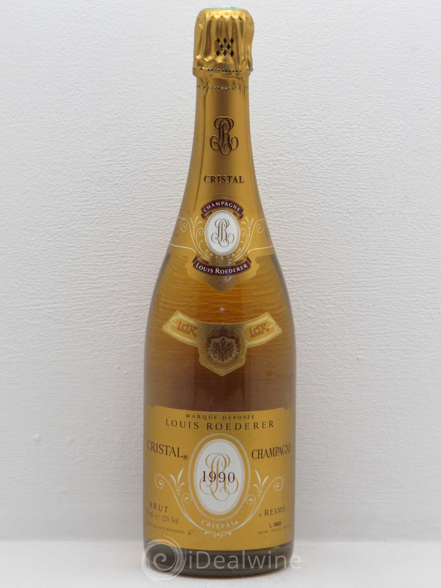 Cristal Louis Roederer 1990 - Lot de 1 bouteille - 0
