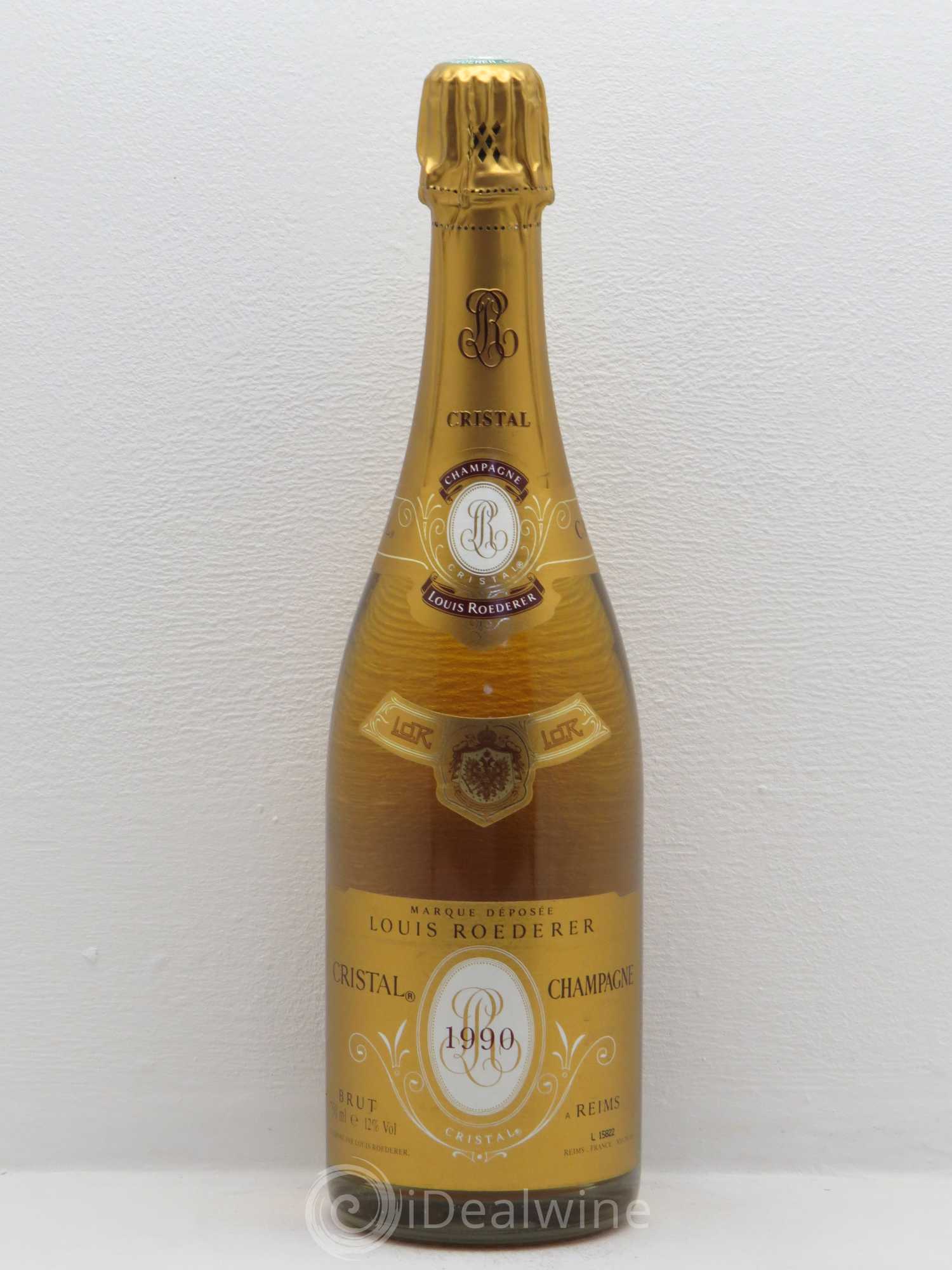 Cristal Louis Roederer 1990 - Lot de 1 bouteille - 0