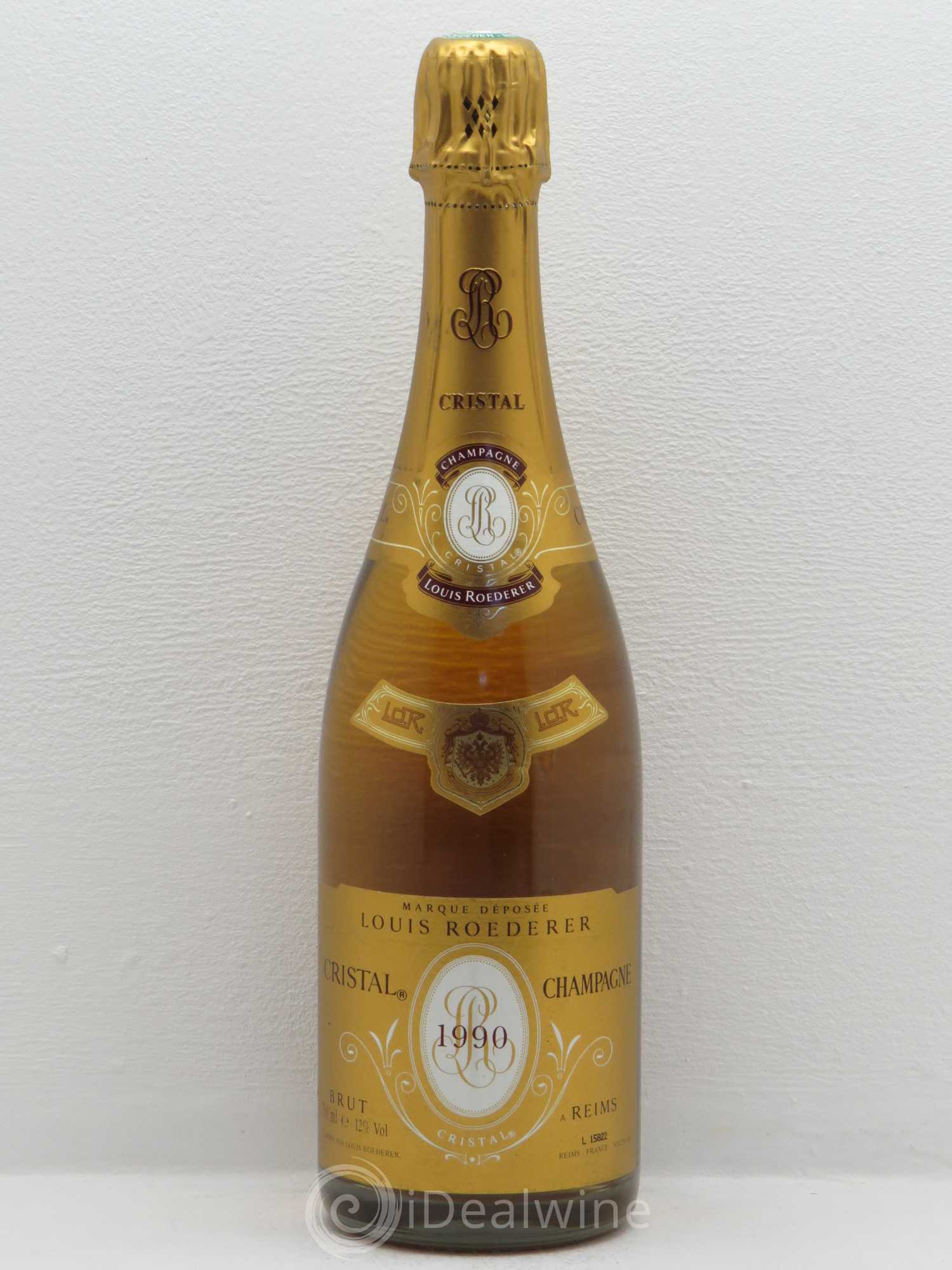 Cristal Louis Roederer 1990 - Lot de 1 bouteille - 0