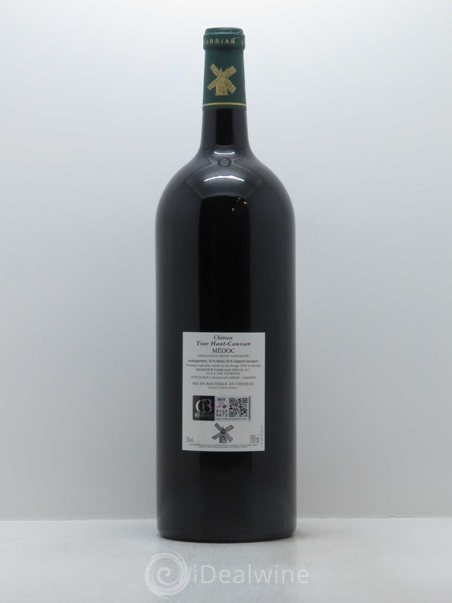 Château Tour Haut-Caussan Cru Bourgeois 2015 - Lot de 1 magnum - 1