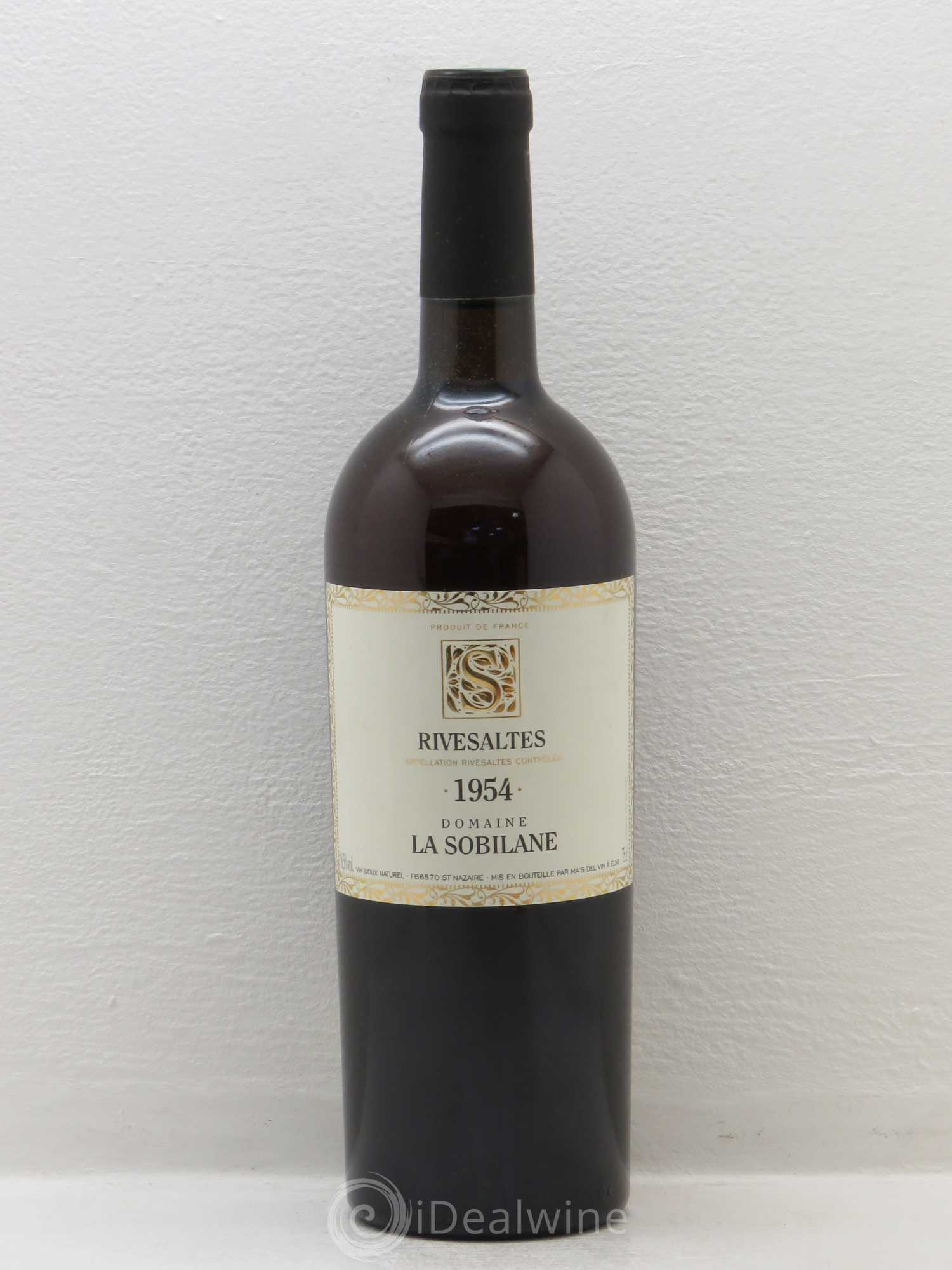 Rivesaltes La Sobilane (Domaine) (sans prix de réserve) 1954 - Lot de 1 bouteille - 0