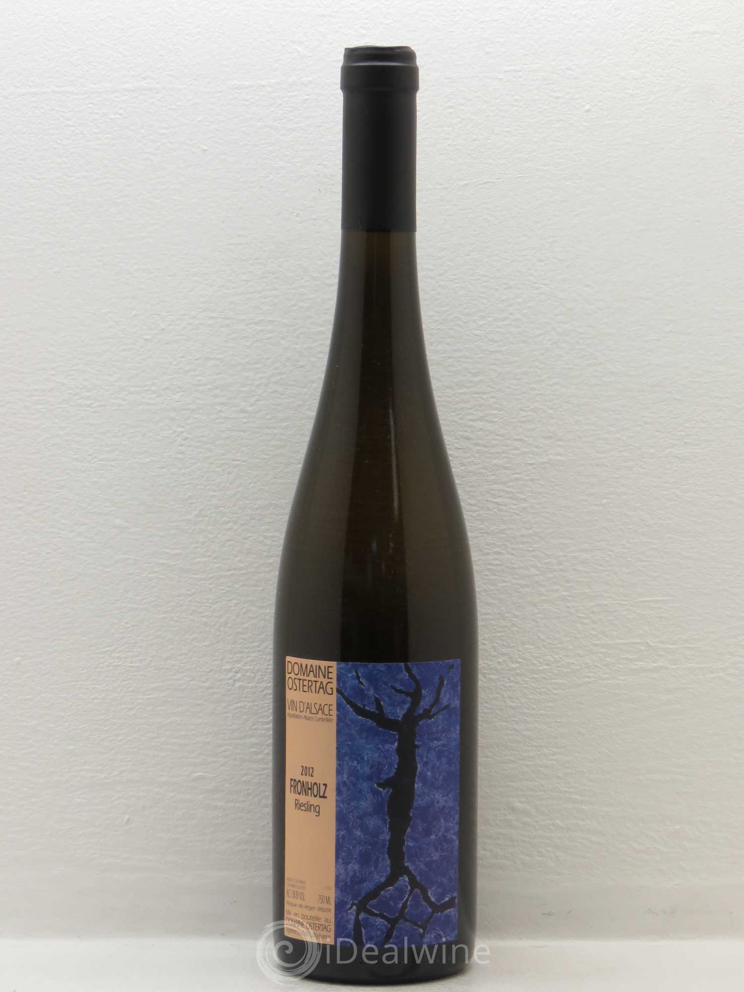 Alsace Riesling Fronholz Ostertag (Domaine) (sans prix de réserve) 2012 - Lot de 1 bouteille - 0