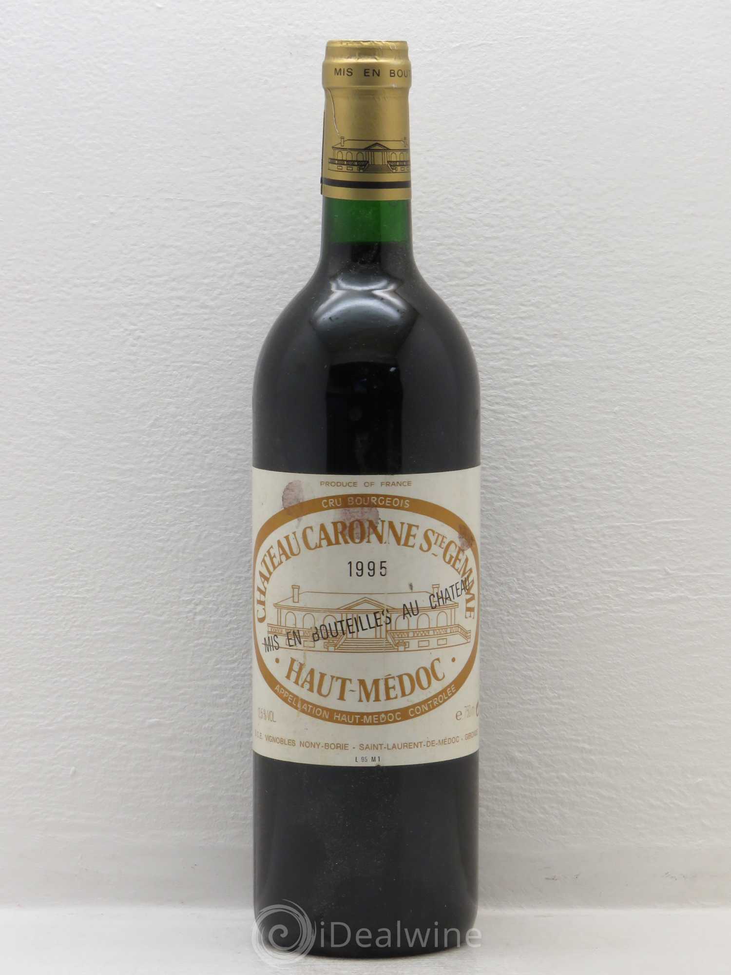 Château Caronne Sainte-Gemme Cru Bourgeois (sans prix de réserve) 1995 - Lot de 1 bouteille - 0