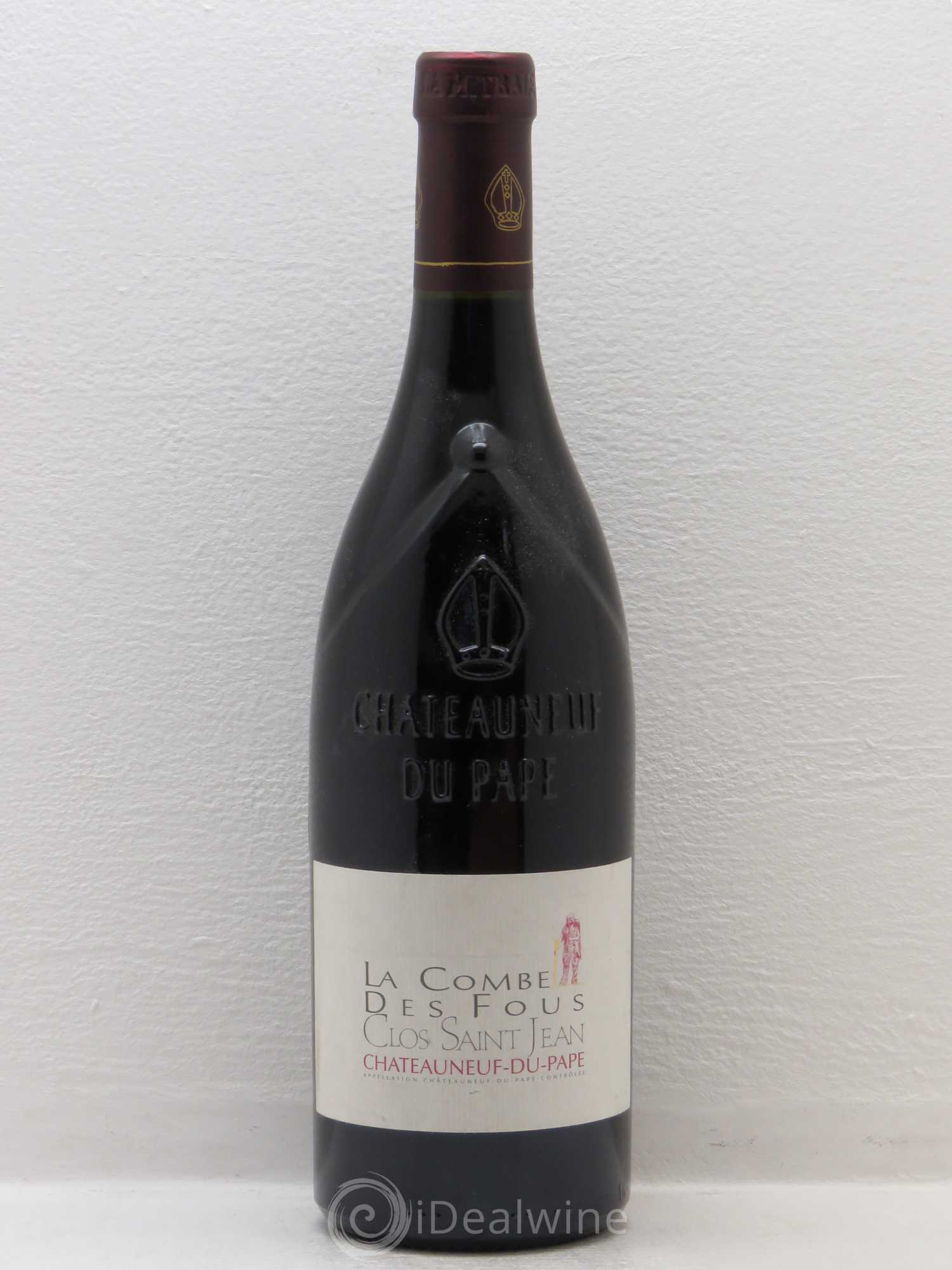 Châteauneuf-du-Pape Clos Saint-Jean La Combe des Fous Pascal et Vincent Maurel (sans prix de réserve) 2010 - Lot de 1 bouteille - 0
