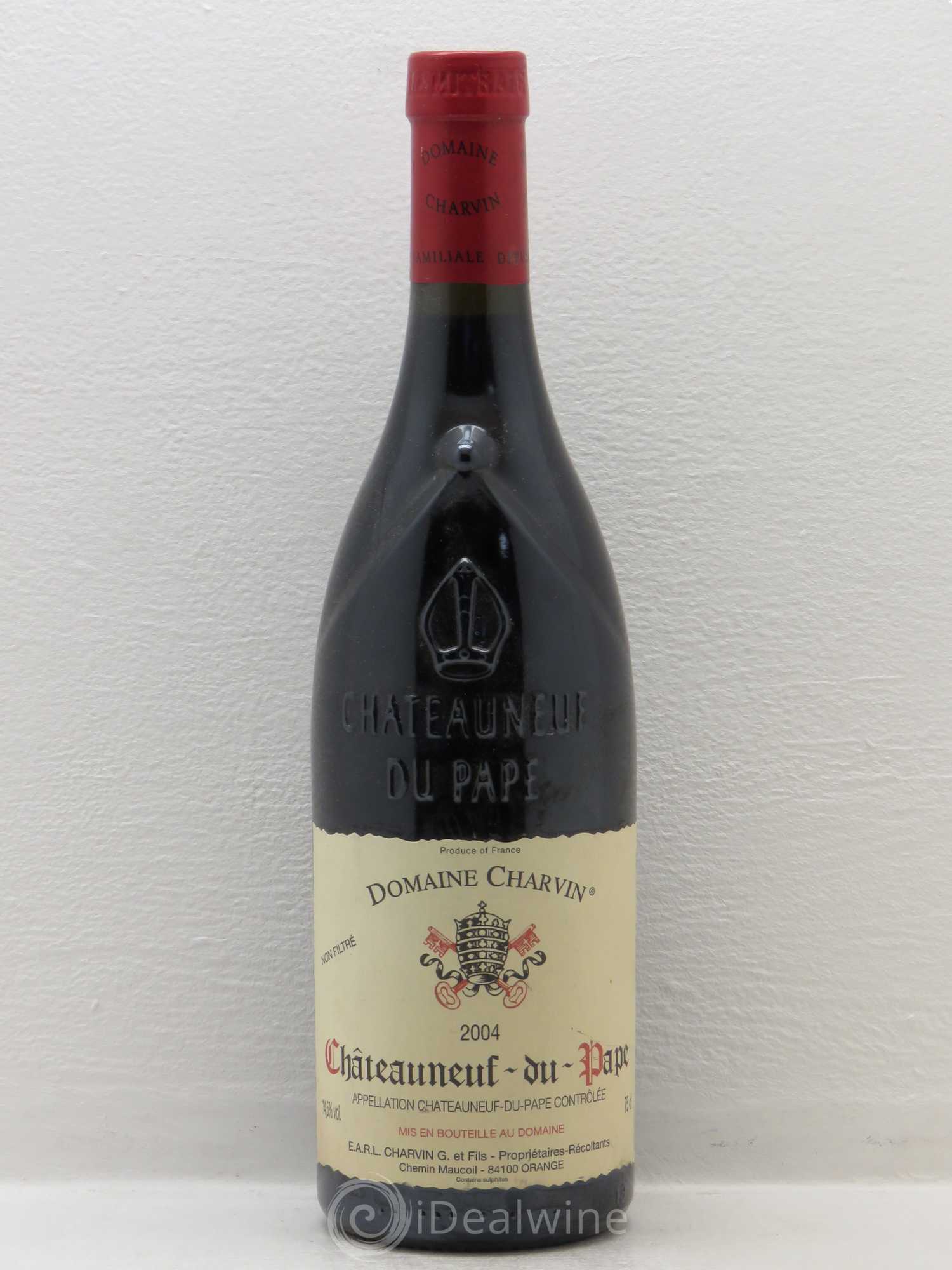 Châteauneuf-du-Pape Charvin (Domaine) (sans prix de réserve) 2004 - Lot de 1 bouteille - 0