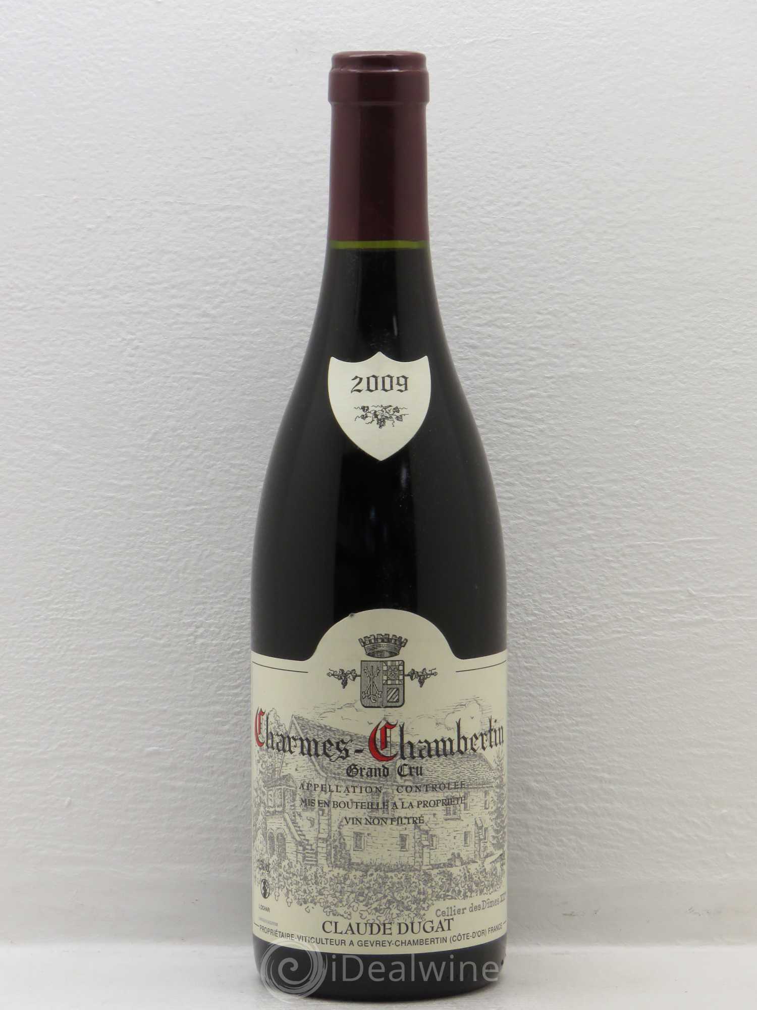 Charmes-Chambertin Grand Cru Claude Dugat (sans prix de réserve) 2009 - Lot de 1 bouteille - 0