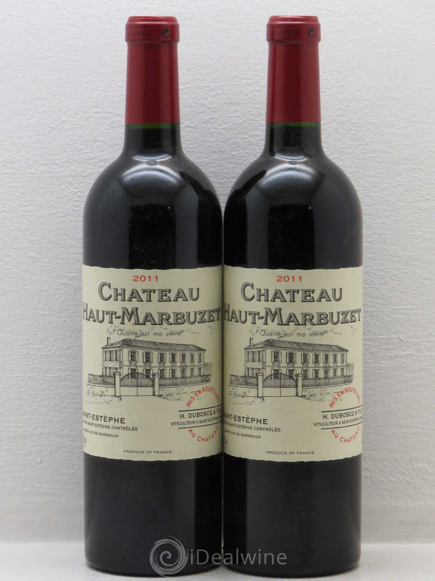 Château Haut Marbuzet (sans prix de réserve) 2011 - Lot de 2 bouteilles - 0