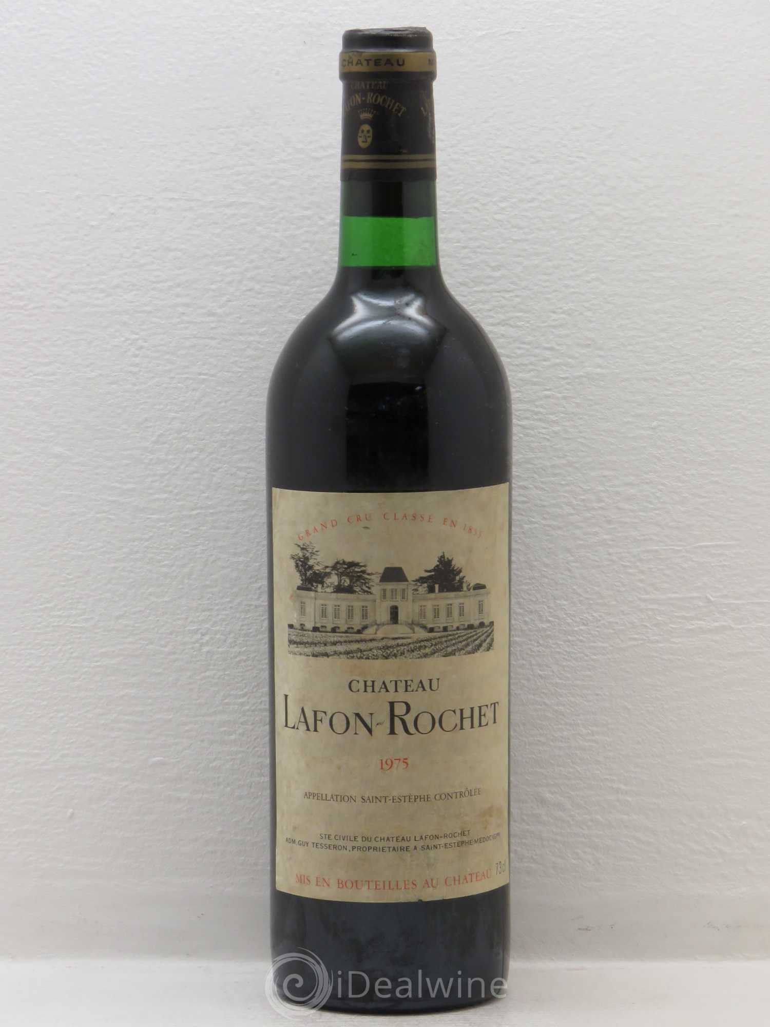 Château Lafon Rochet 4ème Grand Cru Classé (sans prix de réserve) 1975 - Lot de 1 bouteille - 0