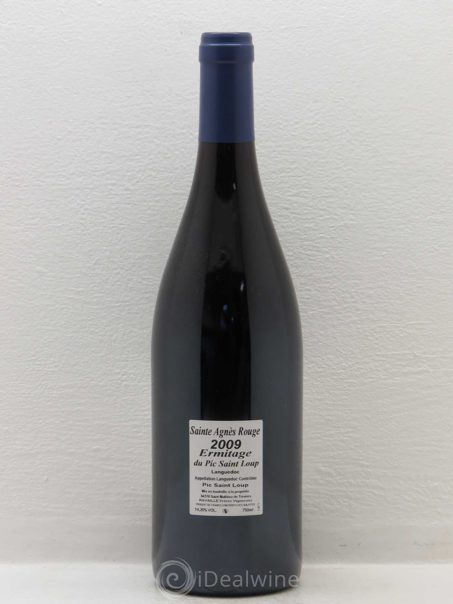 Pic Saint-Loup Héritage du Pic Saint-Loup (anciennement Ermitage) Cuvée Sainte Agnès (sans prix de réserve) 2009 - Lot de 1 bouteille - 1