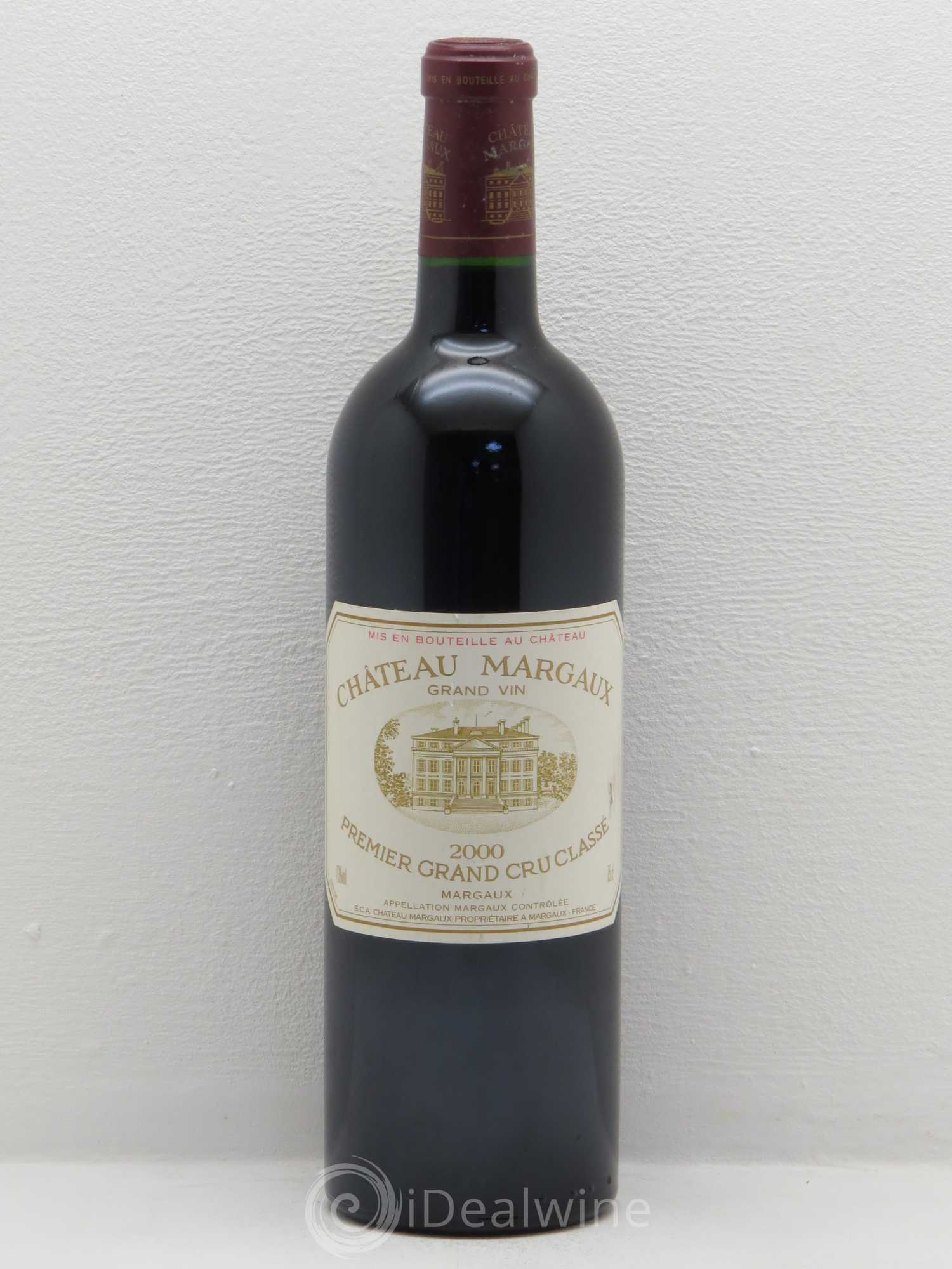 Château Margaux 1er Grand Cru Classé 2000 - Lot de 1 bouteille - 0