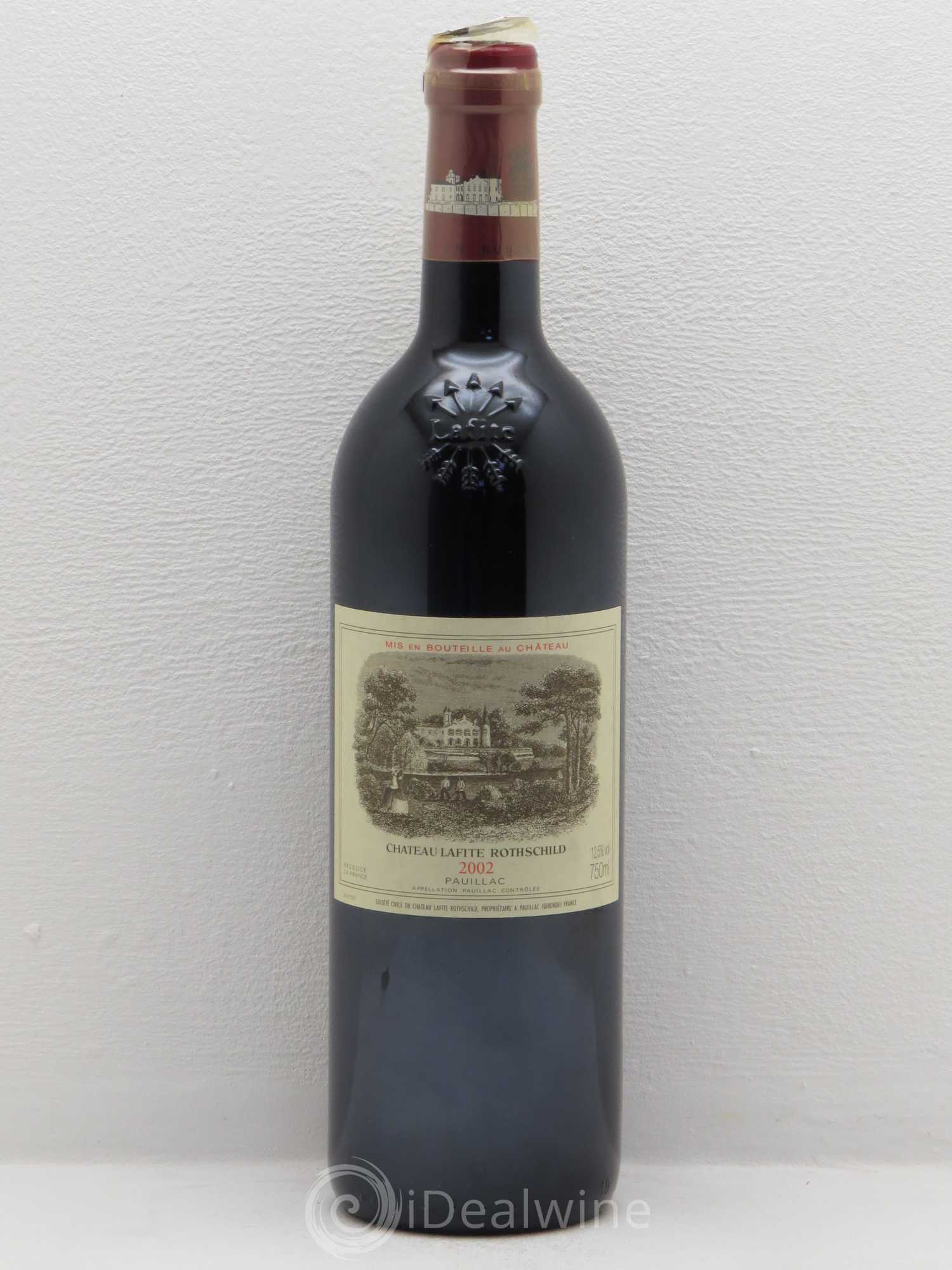 Château Lafite Rothschild 1er Grand Cru Classé 2002 - Lot de 1 bouteille - 0