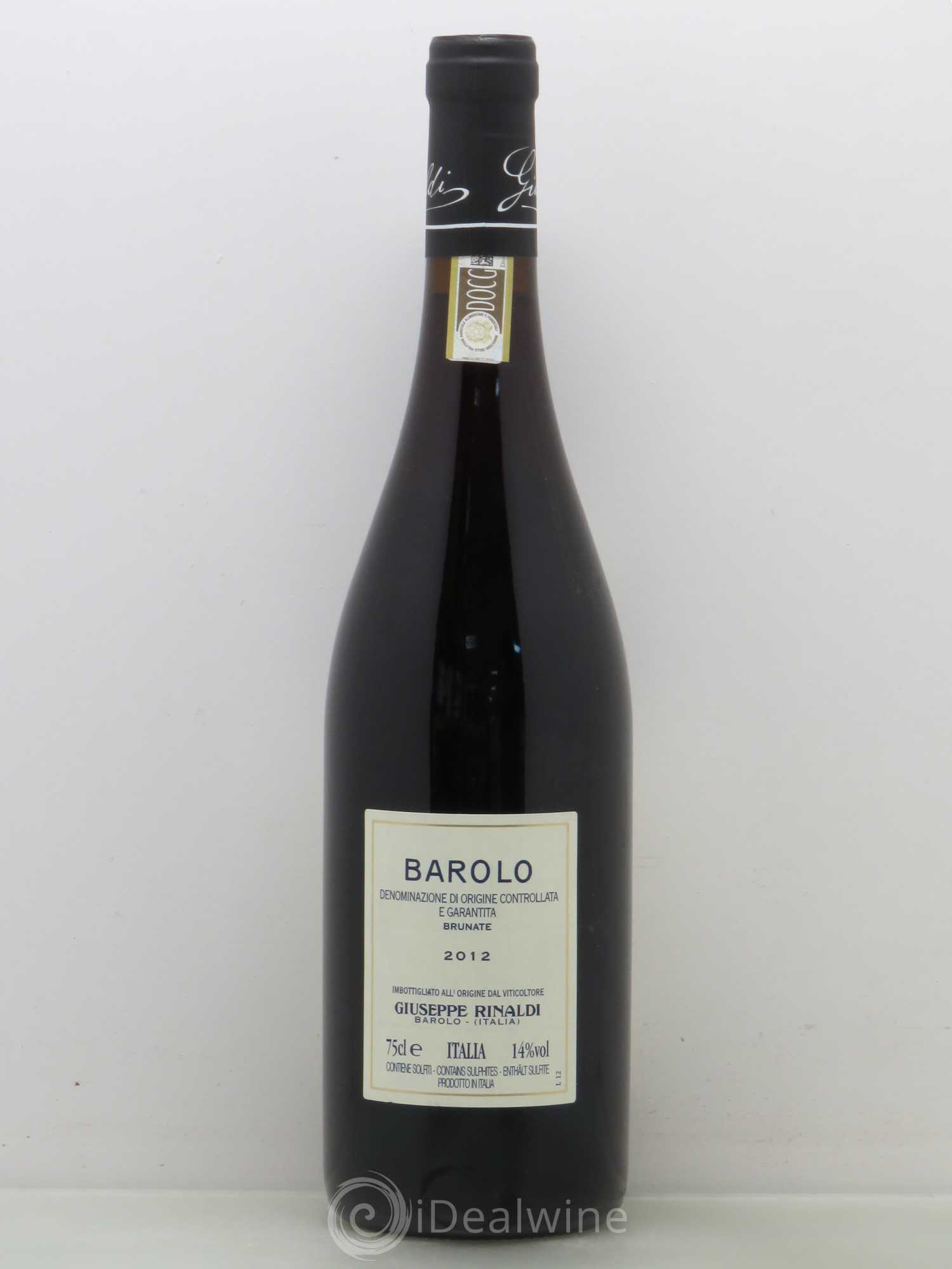 Barolo Brunate Rinaldi 2012 - Posten von 1 Flasche - 1