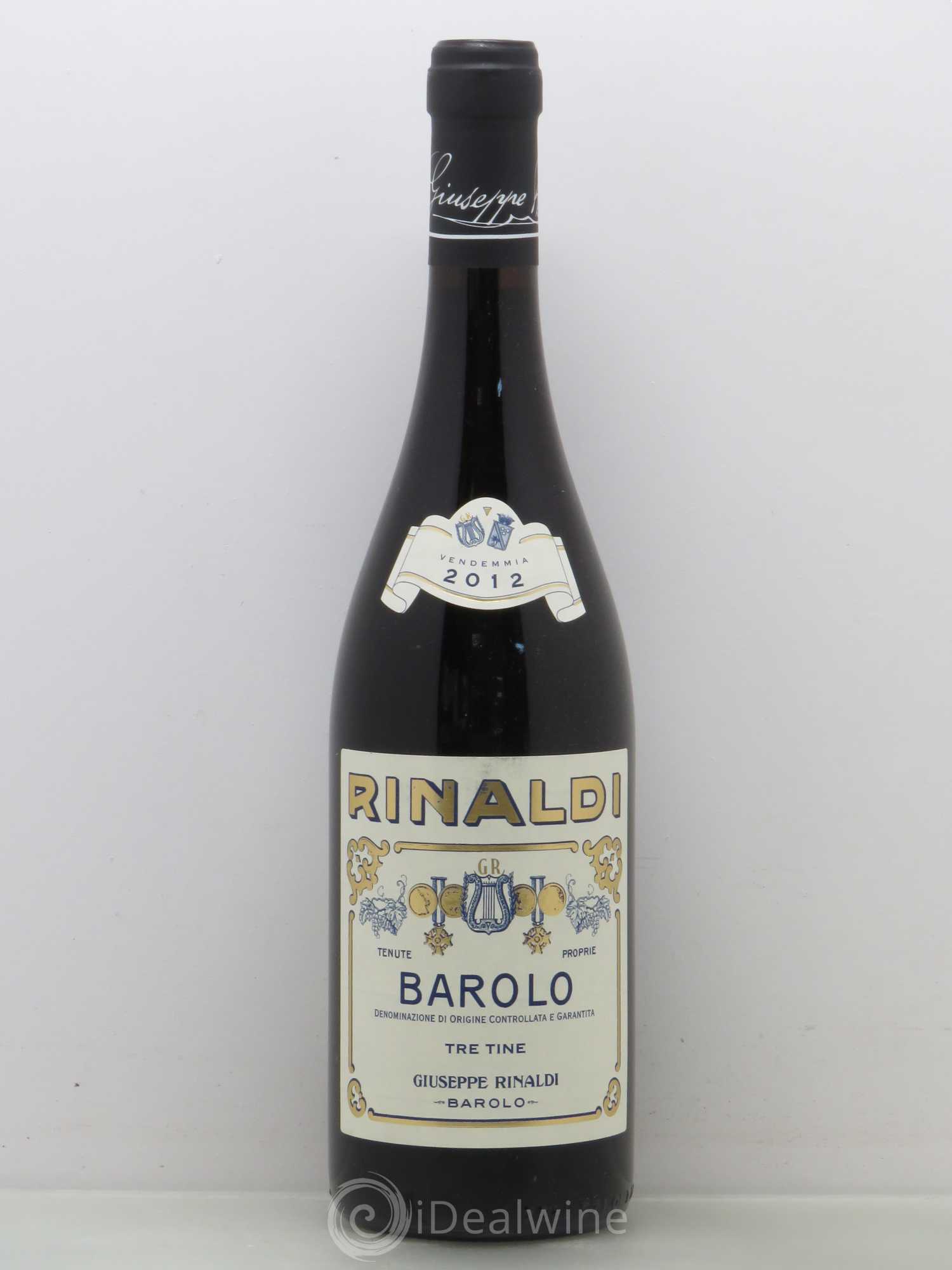 Barolo Rinaldi Tre Tine 2012 - Posten von 1 Flasche - 0