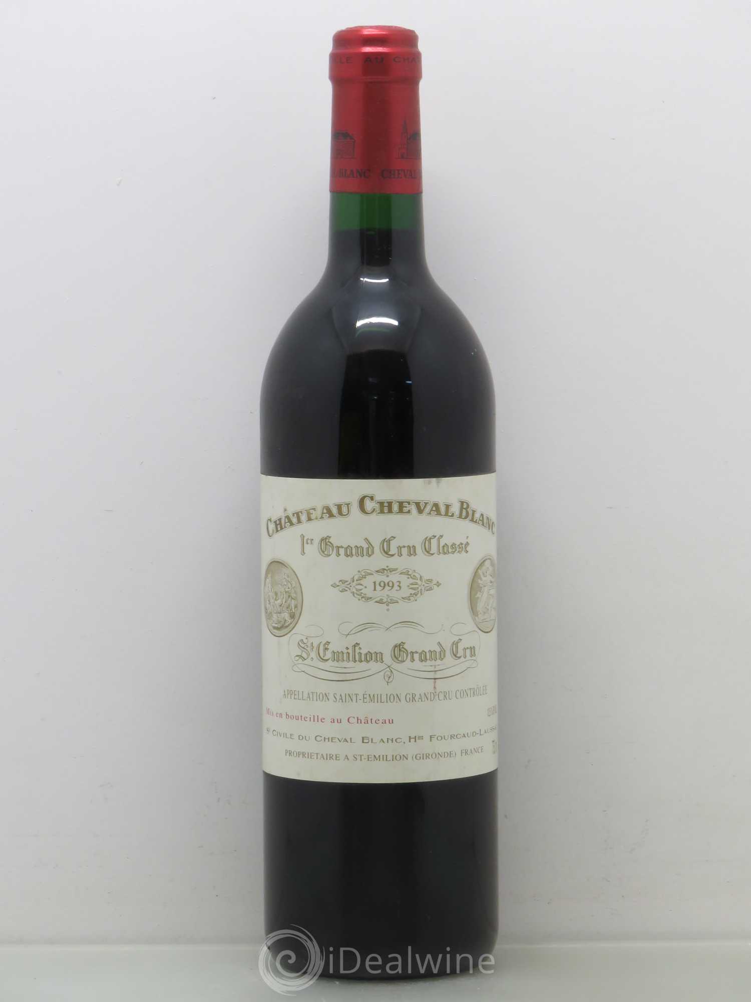 Château Cheval Blanc 1er Grand Cru Classé A 1993 - Lot de 1 bouteille - 0