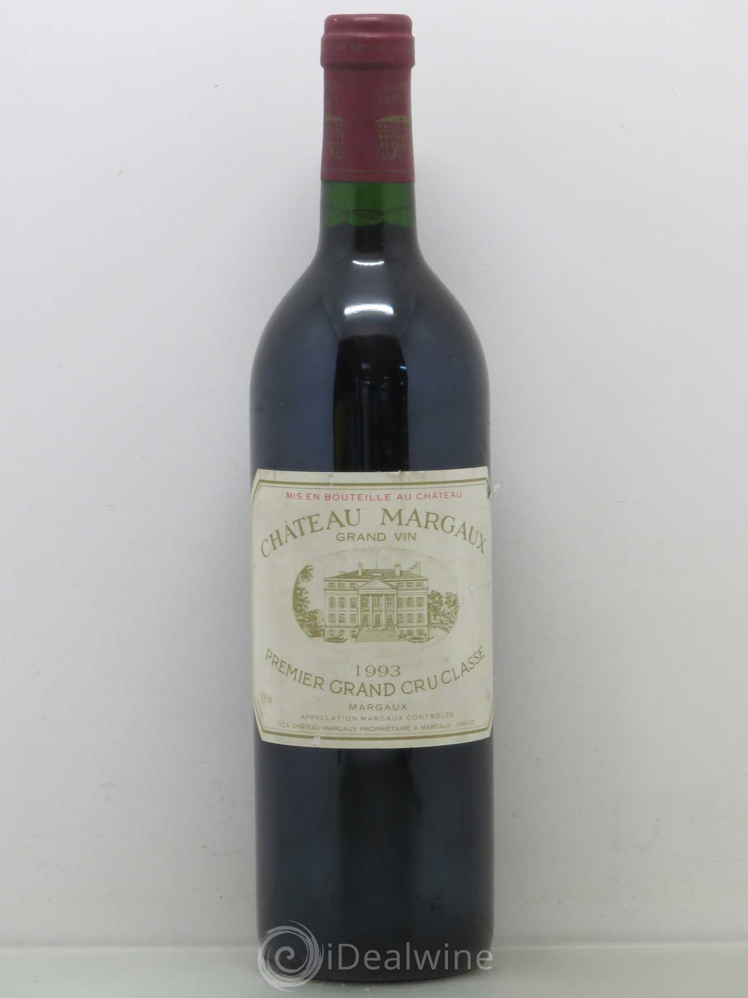 Château Margaux 1er Grand Cru Classé 1993 - Lot de 1 bouteille - 0
