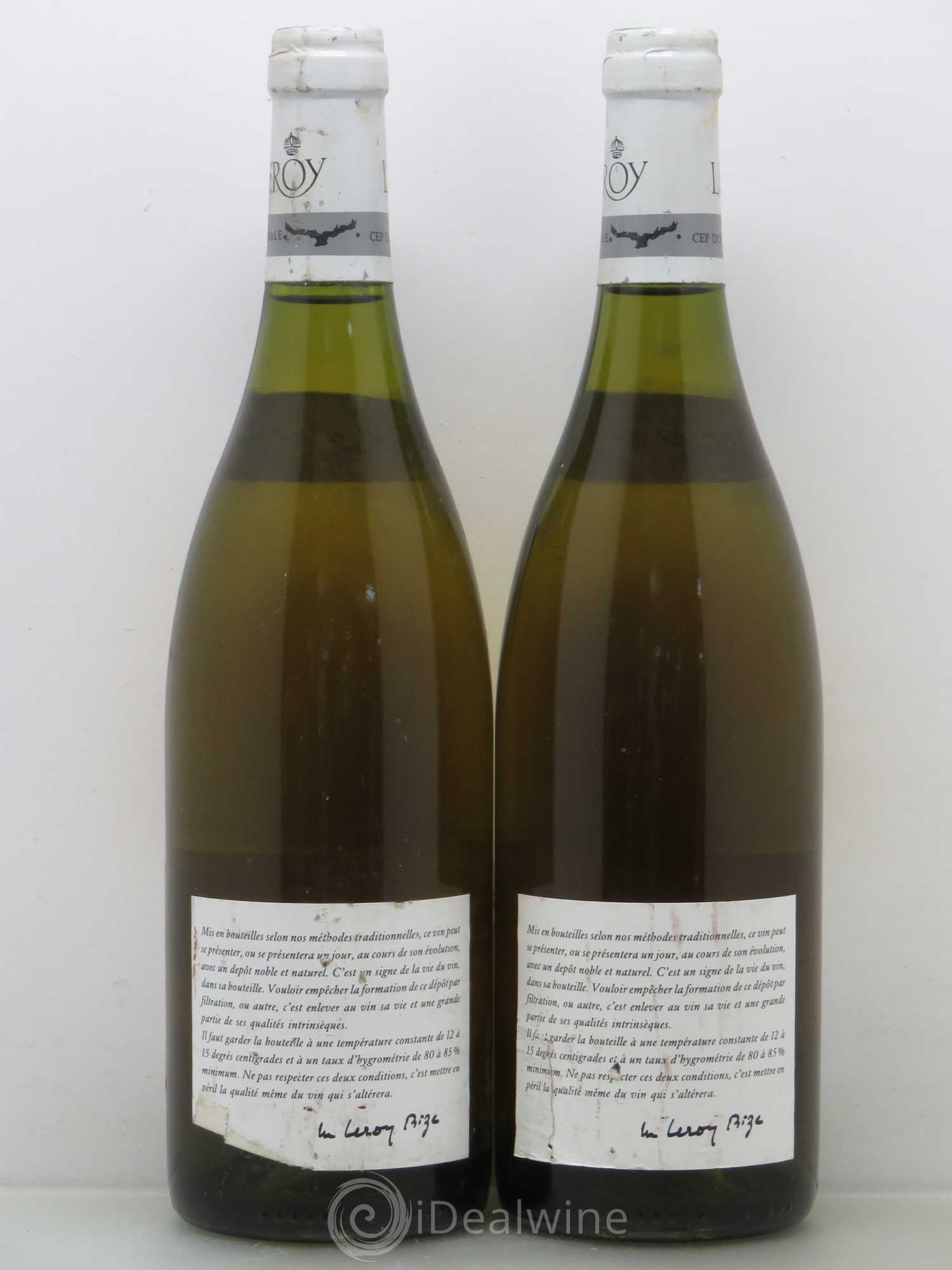Auxey-Duresses Leroy SA (sans prix de réserve) 2000 - Lot de 2 bouteilles - 1