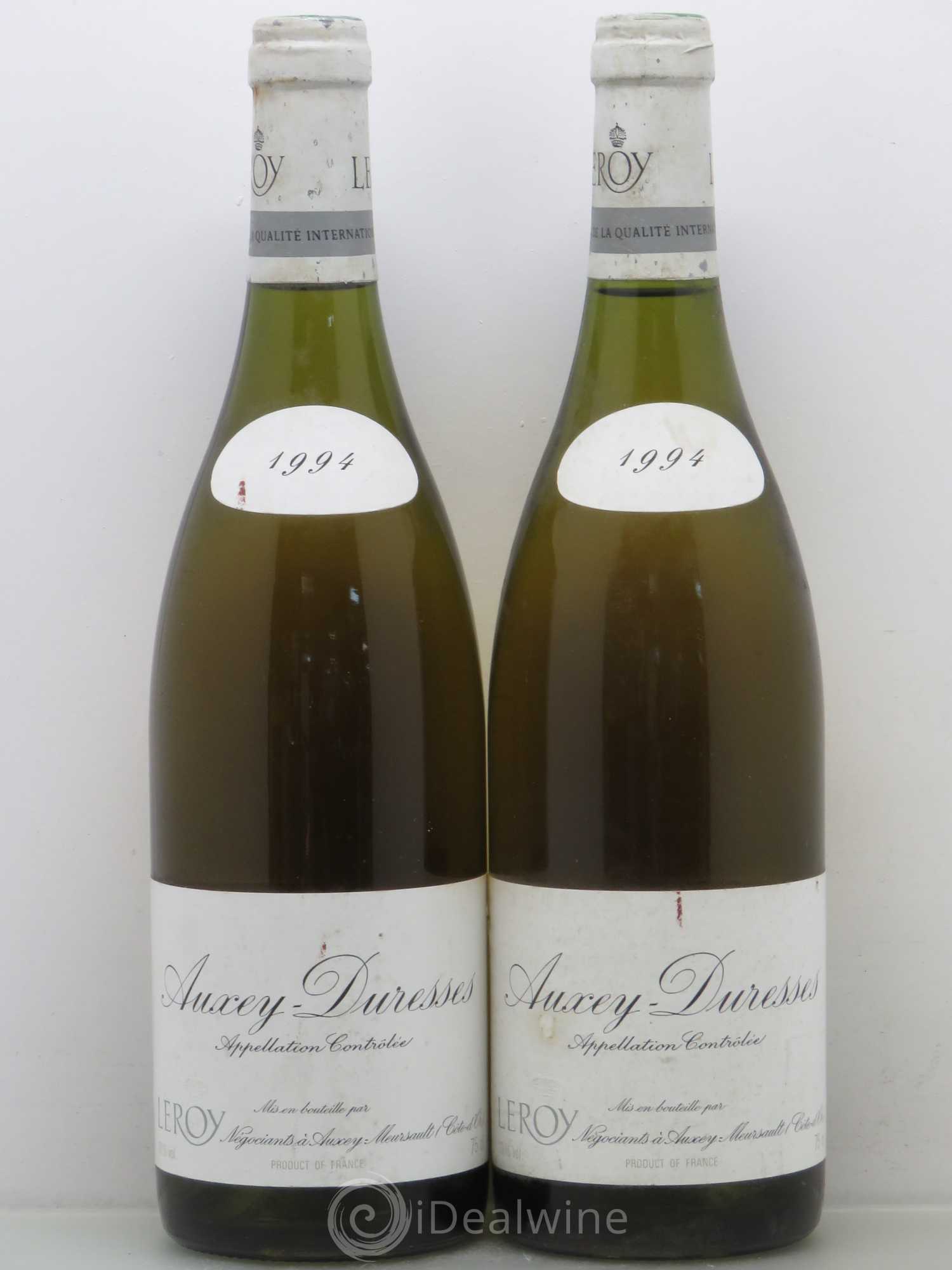 Auxey-Duresses Leroy SA (sans prix de réserve) 2000 - Lot de 2 bouteilles - 0