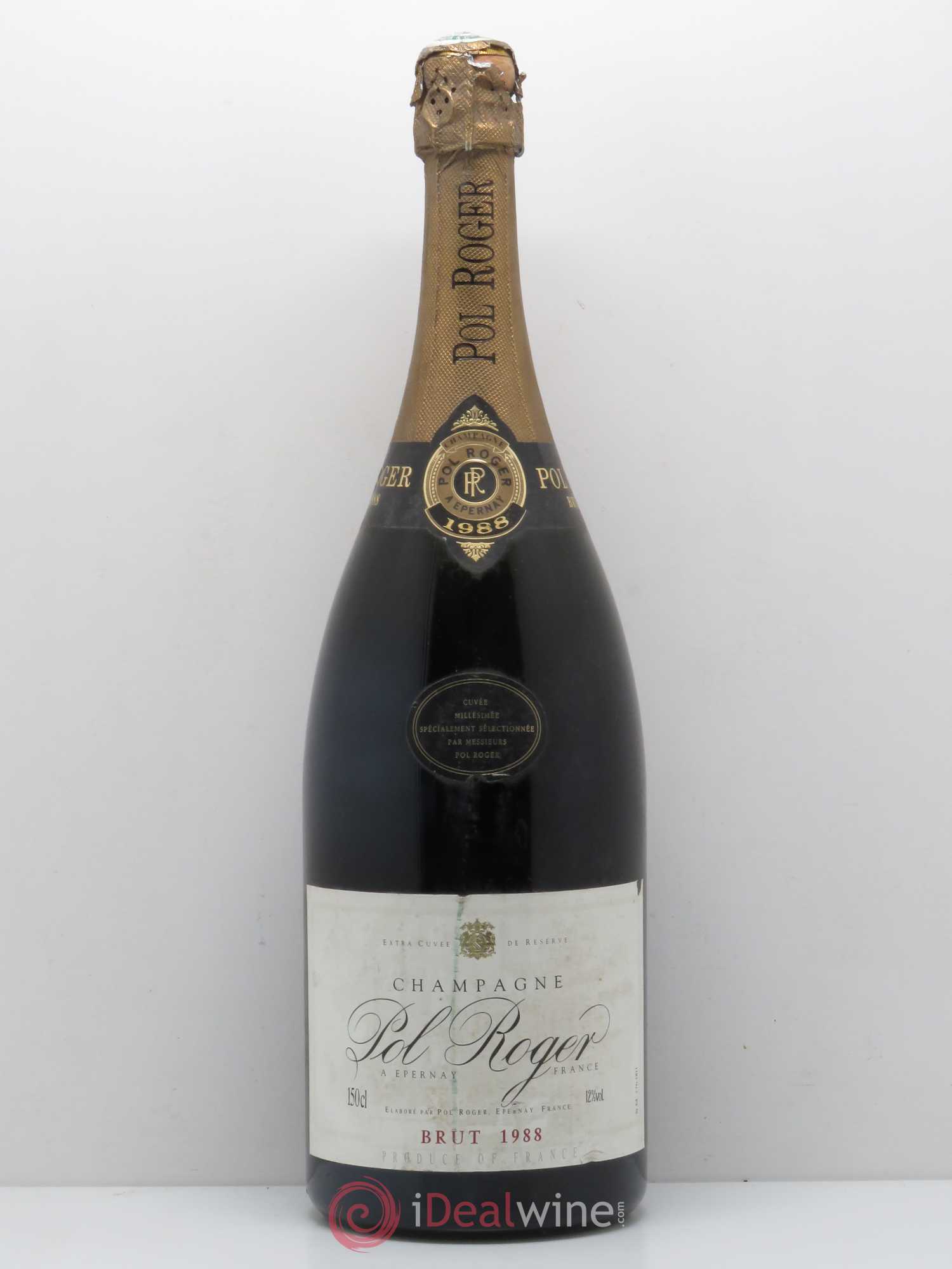 Brut Vintage Pol Roger 1988 - Lot de 1 magnum - 0