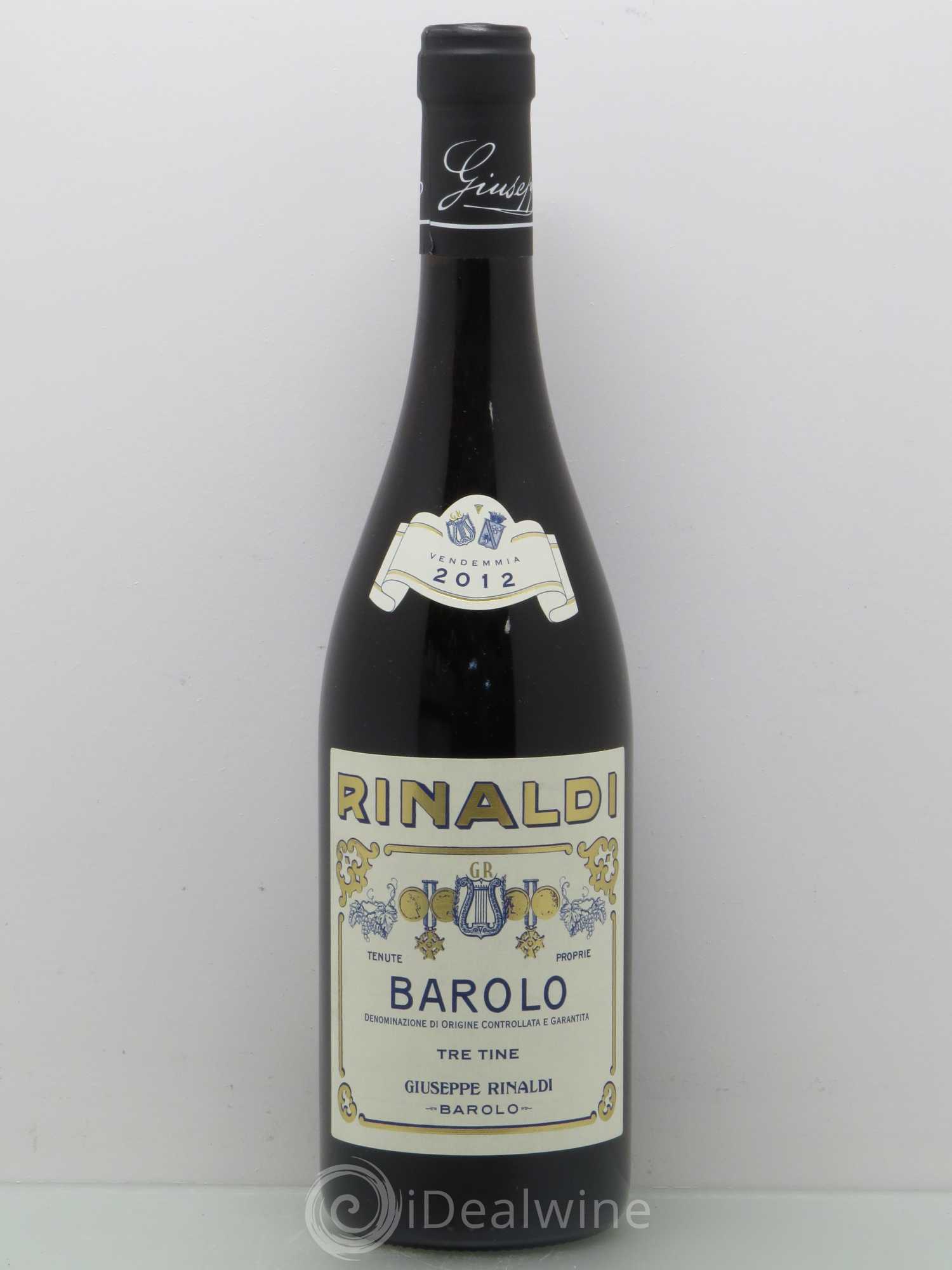 Barolo Rinaldi Tre Tine 2012 - Posten von 1 Flasche - 0