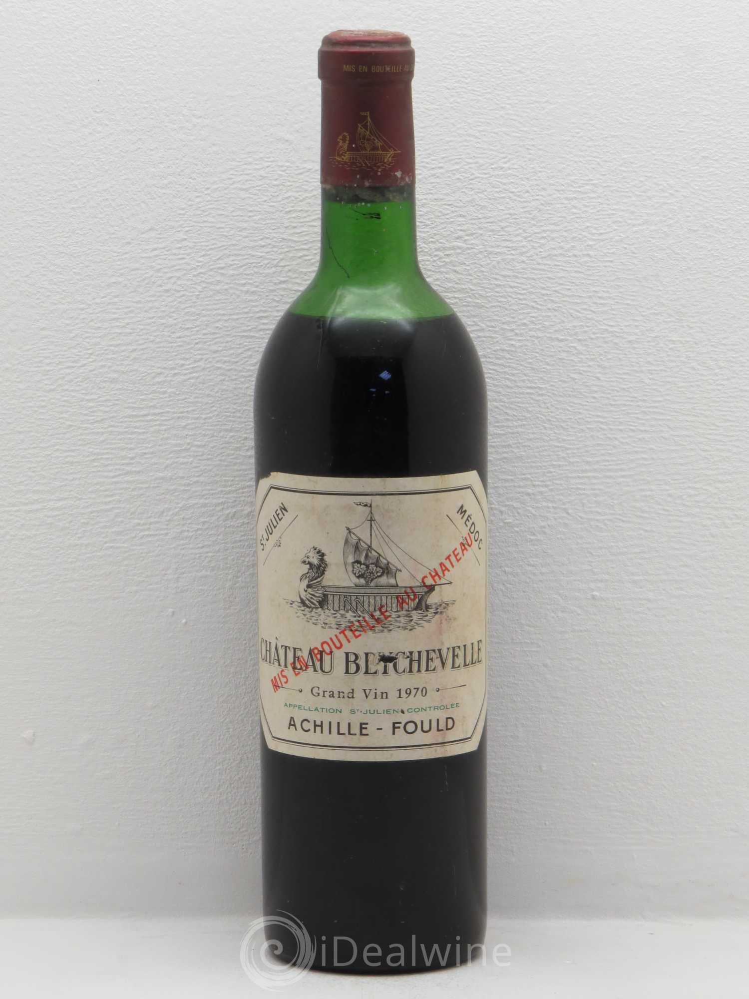 Château Beychevelle 4ème Grand Cru Classé 1970 - Lot de 1 bouteille - 0